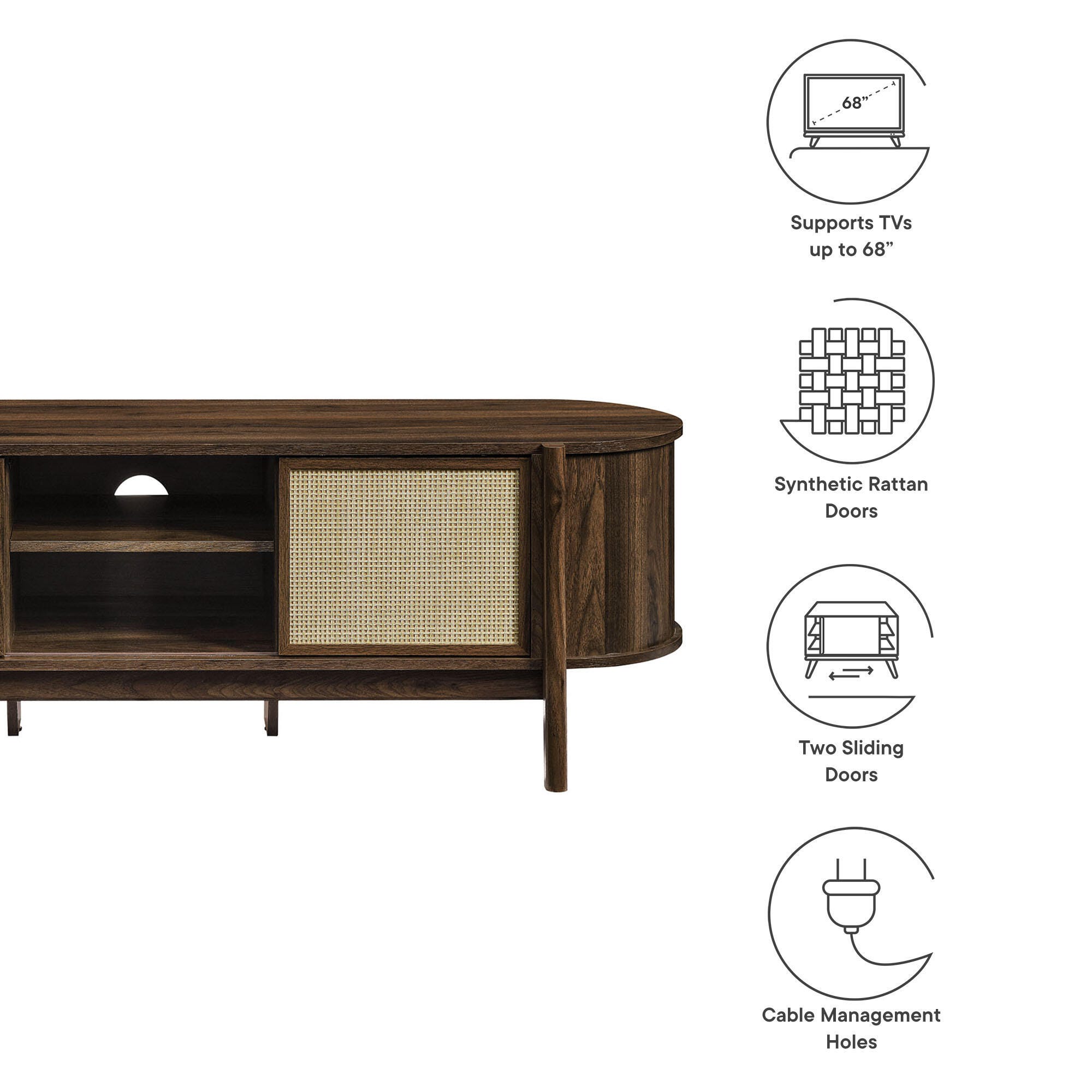 Modway Reid 62" TV Stand, , large