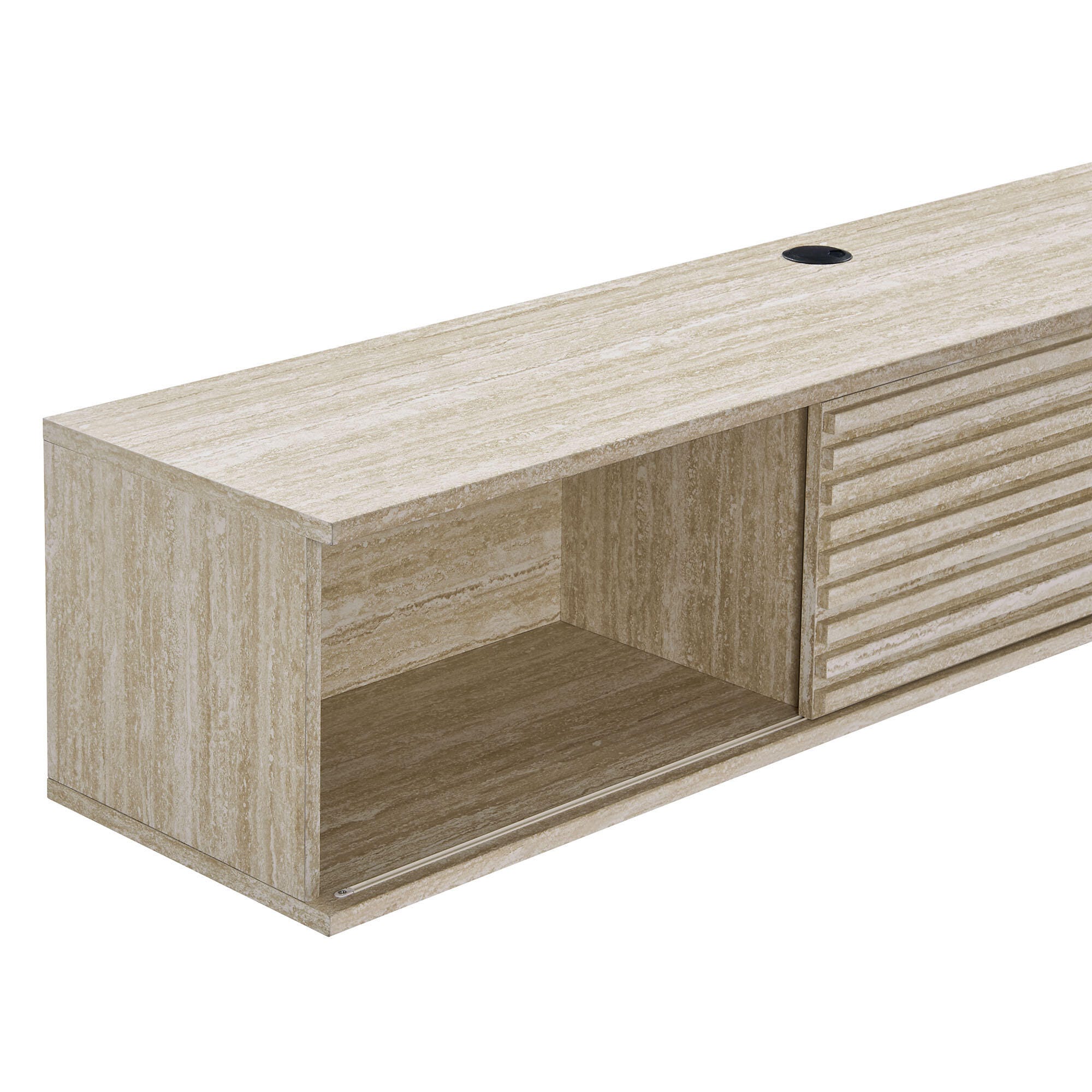 Modway Render 71" Wall Mount TV Stand, , large