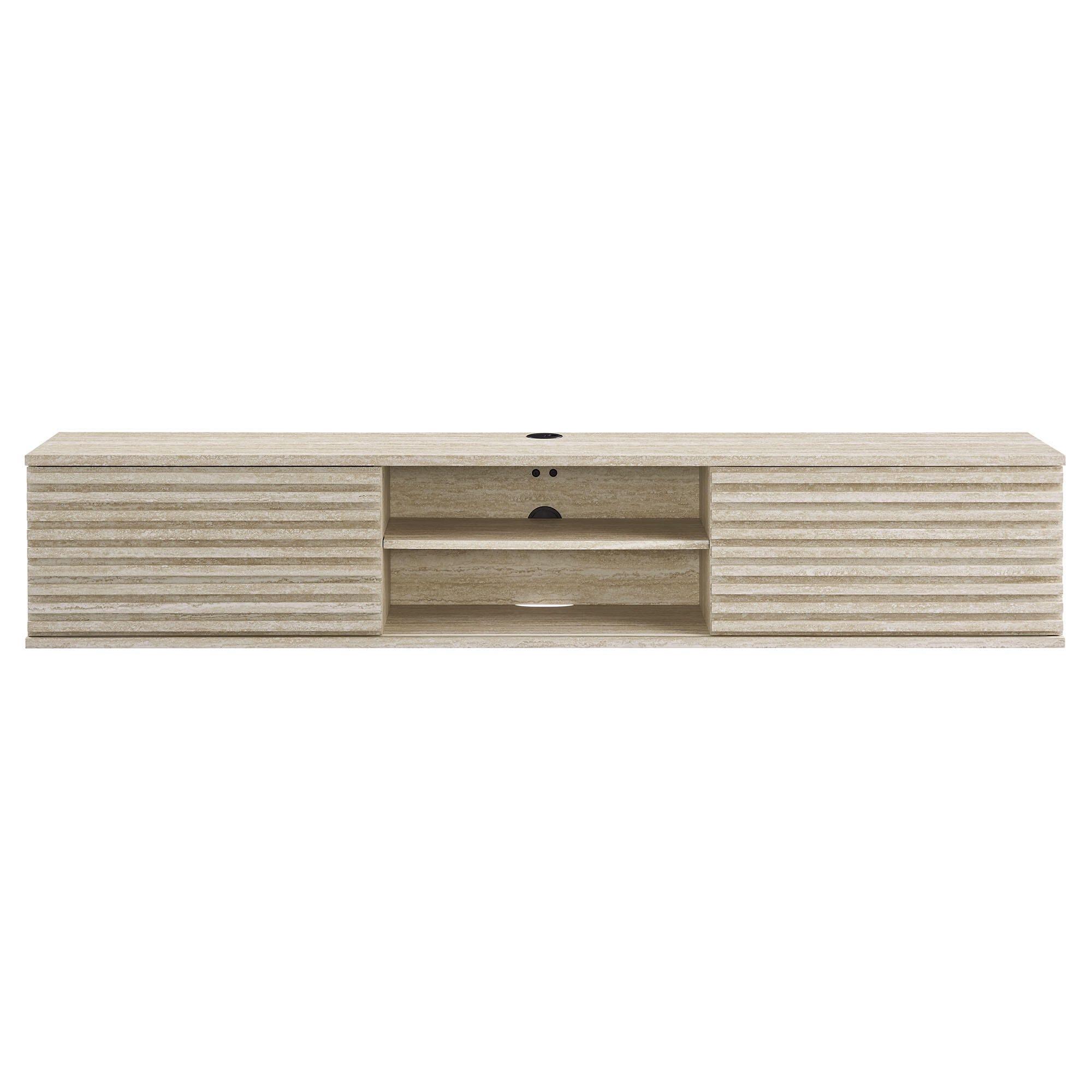 Modway Render 71" Wall Mount TV Stand, , large