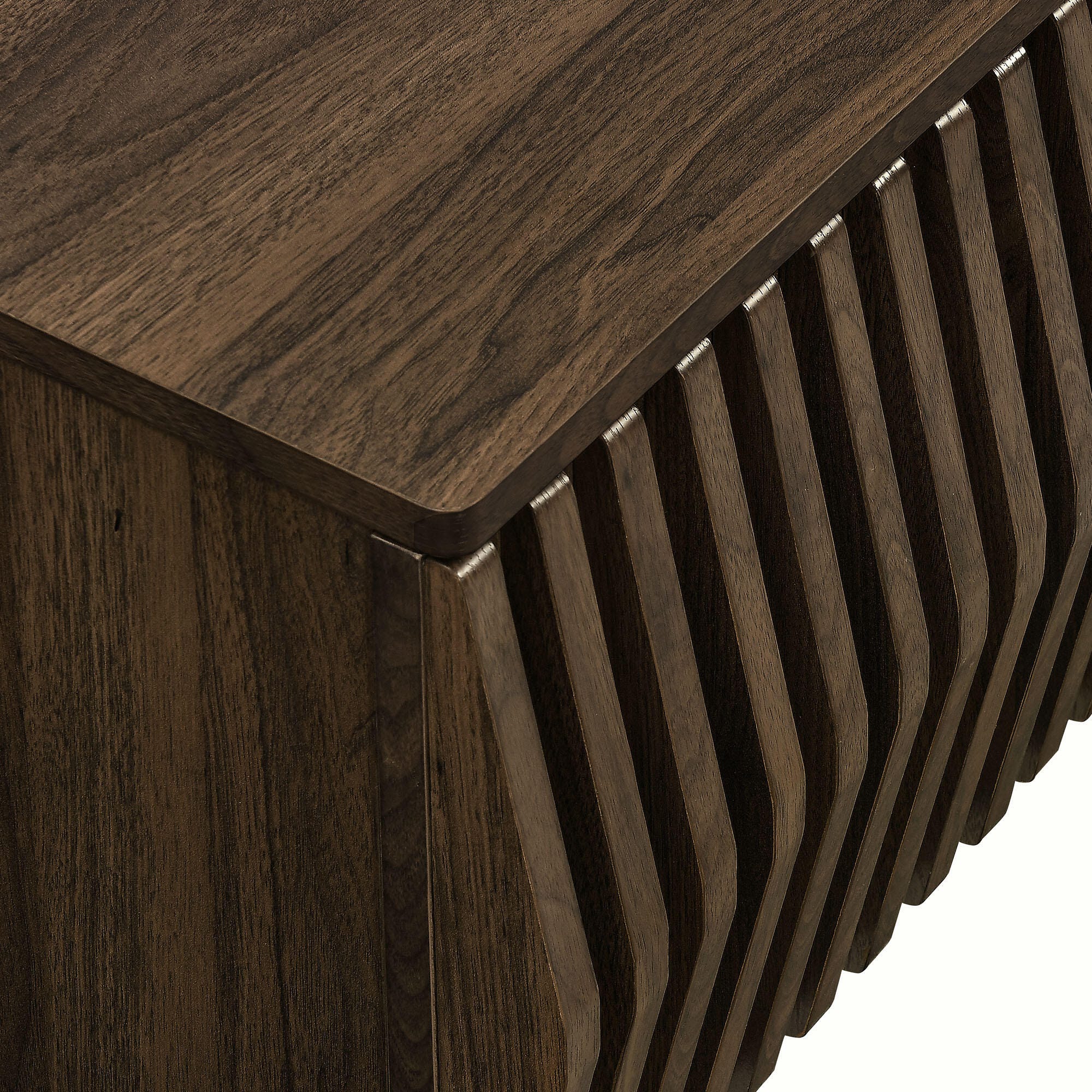 Modway Vaughn 64" TV Stand, Walnut, large