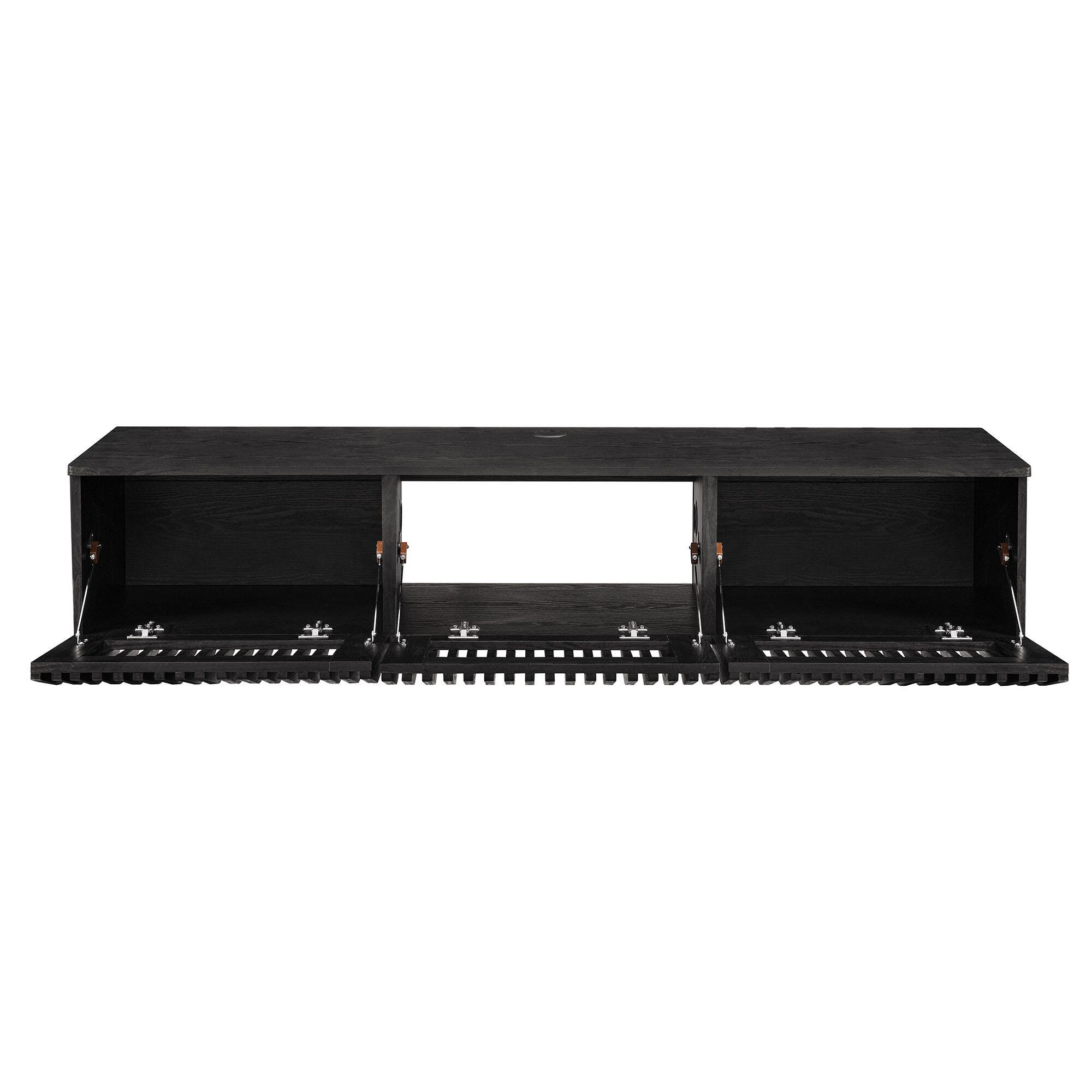 Modway Vaughn 64" TV Stand, Black, large