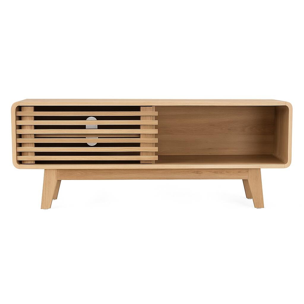 Dovelina Livoura 46" TV Stand, Natural, large