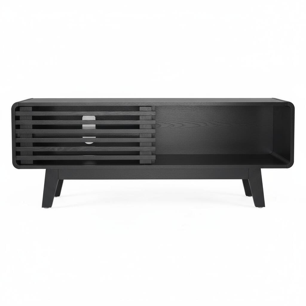 Dovelina Livoura 46" TV Stand, Black, large