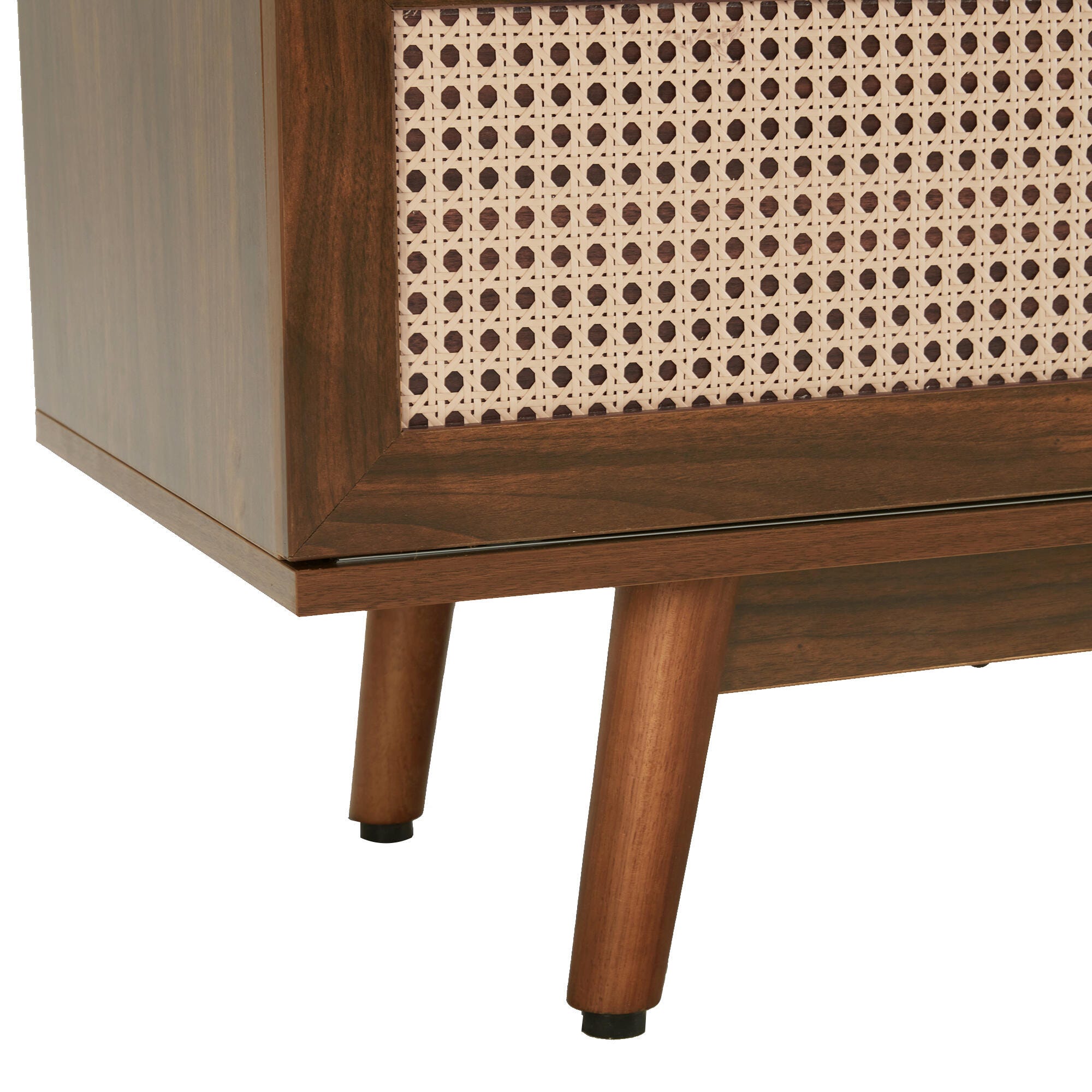 Dovelina Livoura 65" TV Stand, Walnut, large