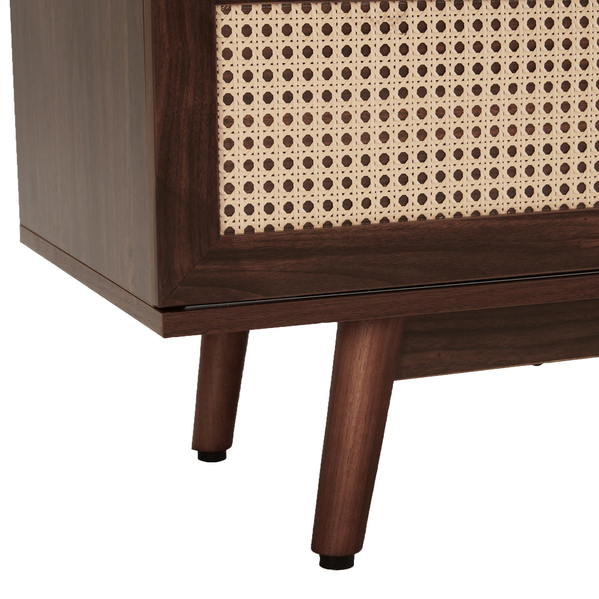 Dovelina Livoura 65" TV Stand, Brown, large