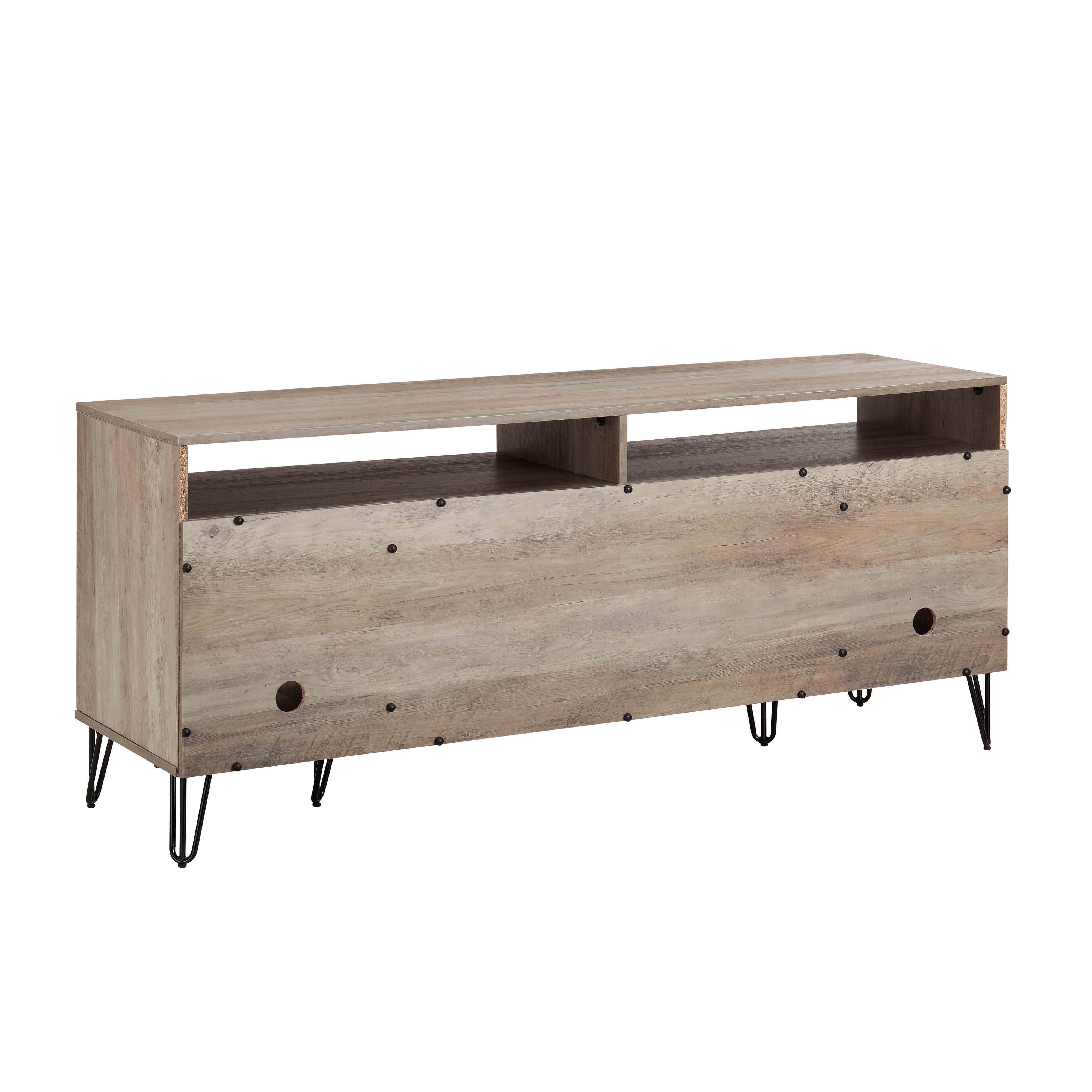 Manhattan Comfort DUMBO 63" TV Stand, Rustic Gray, large