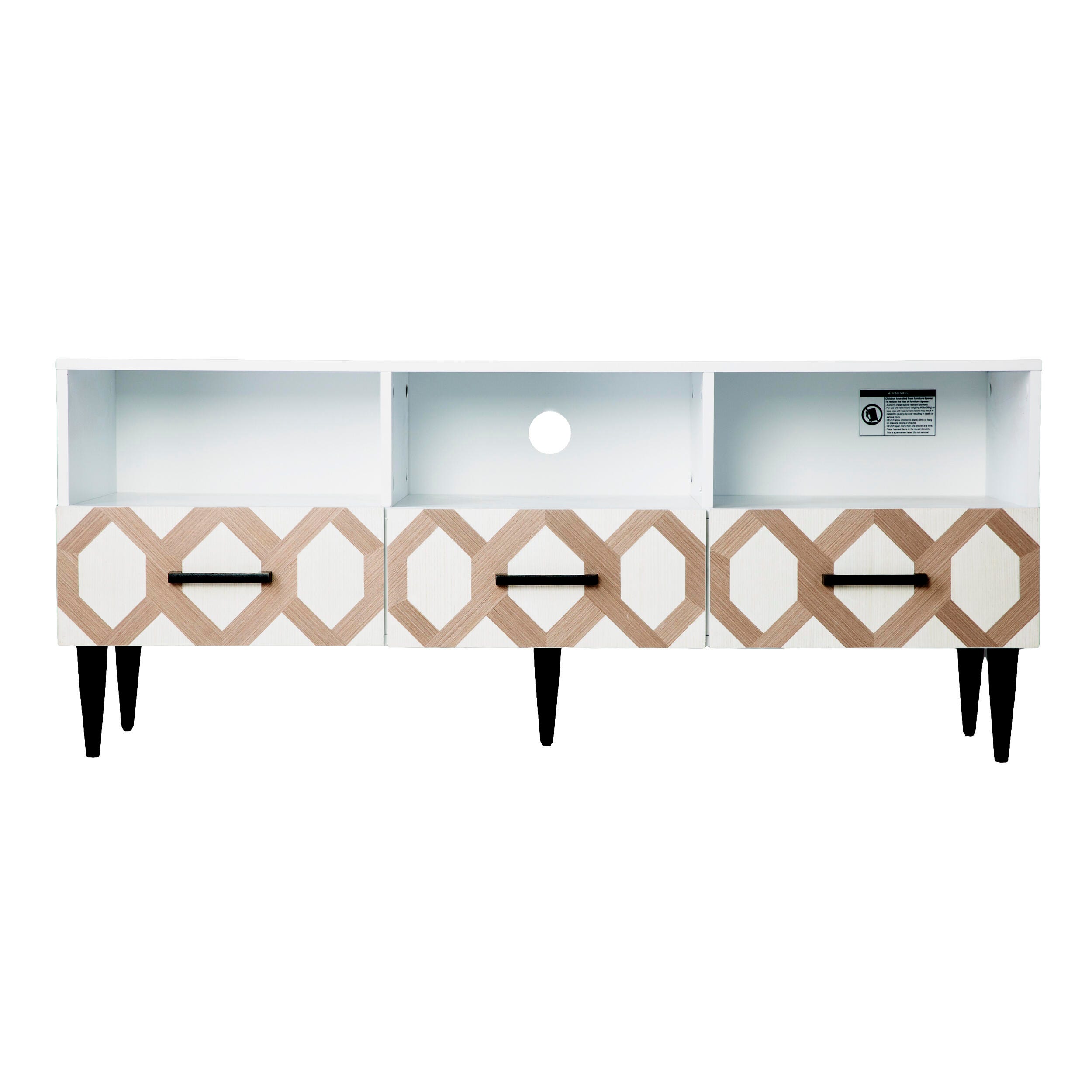 SEI Eltisley 54" TV Stand, , large