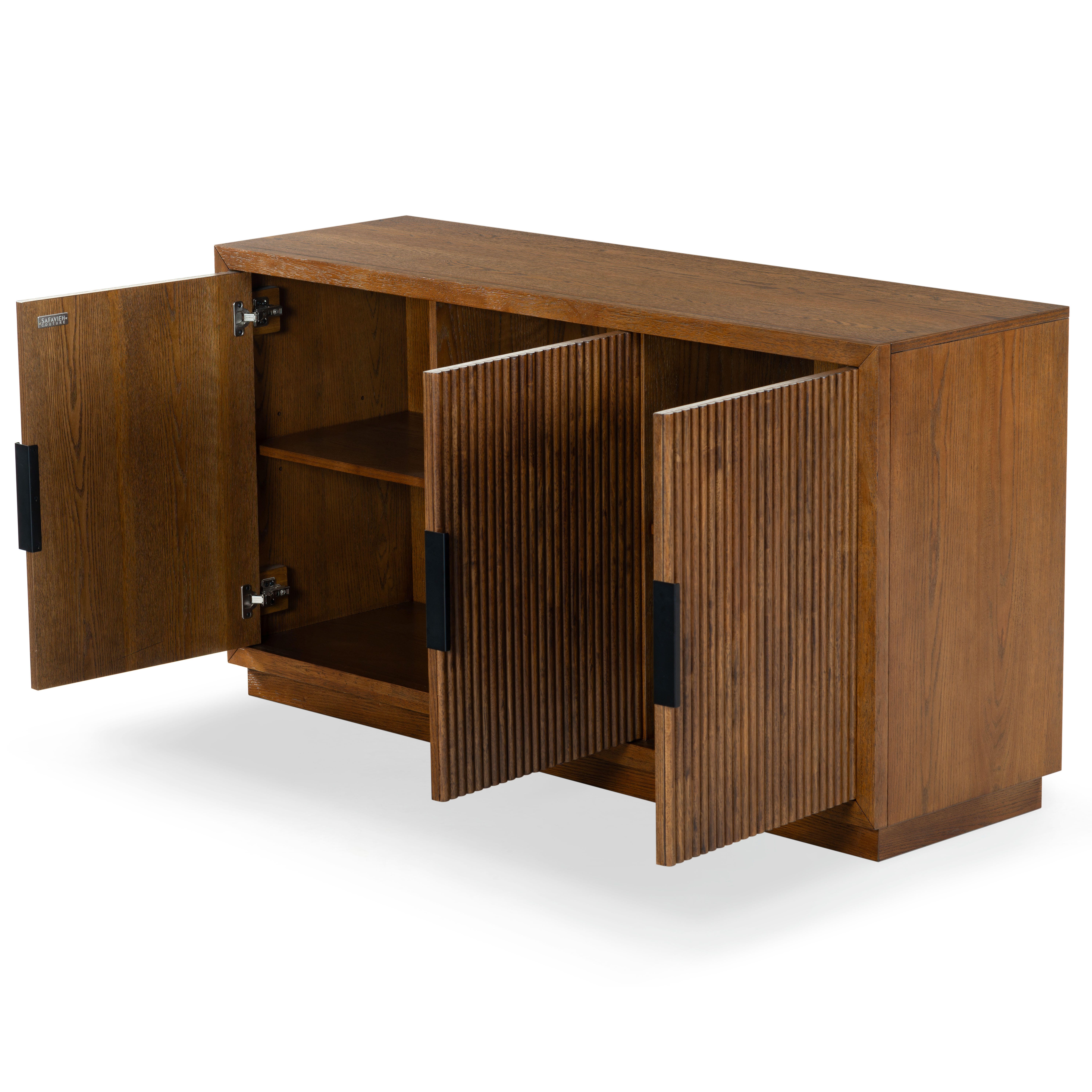 Safavieh Shelbie Sideboard, Medium Oak/Black, large