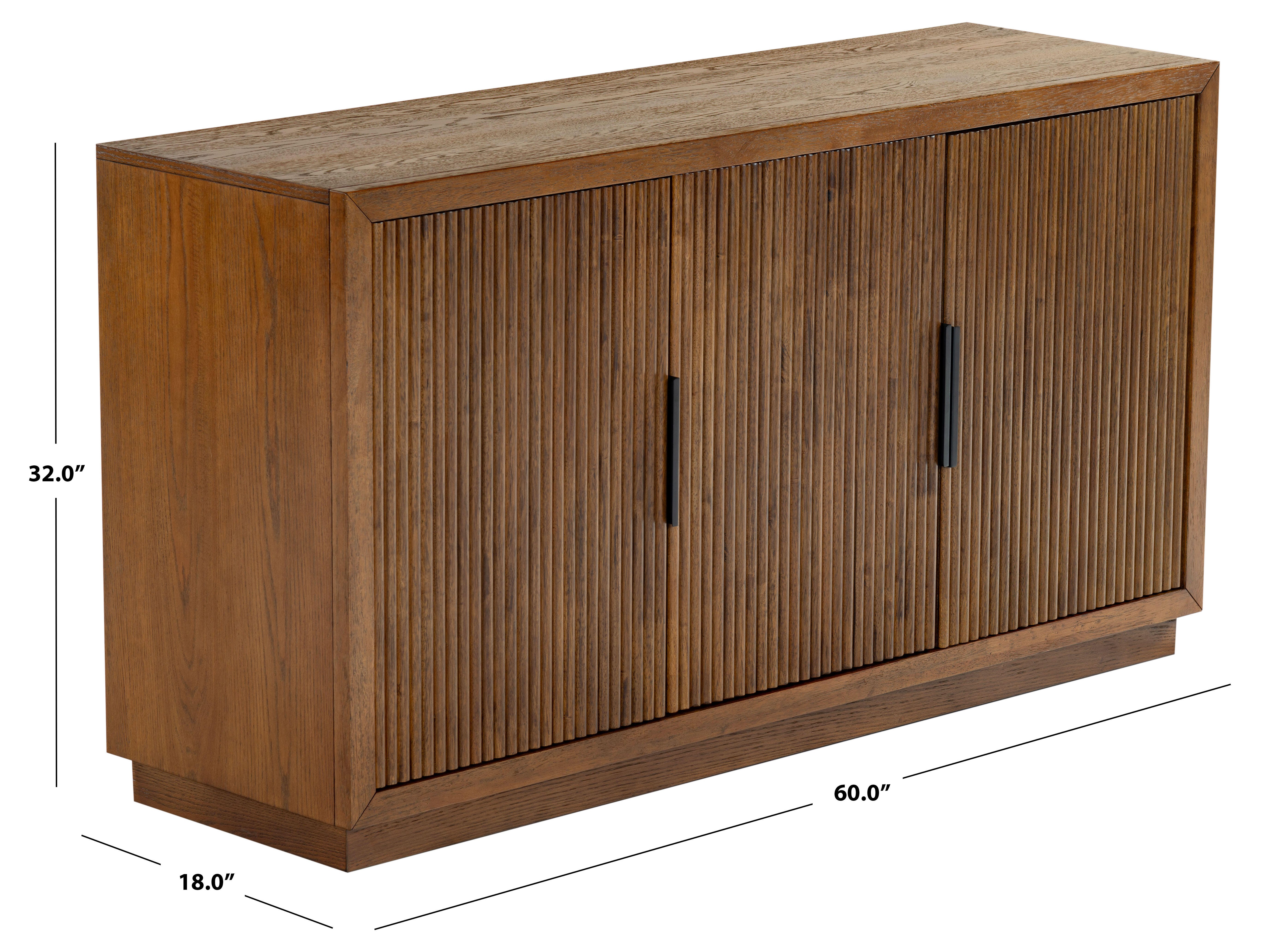 Safavieh Shelbie Sideboard, Medium Oak/Black, large