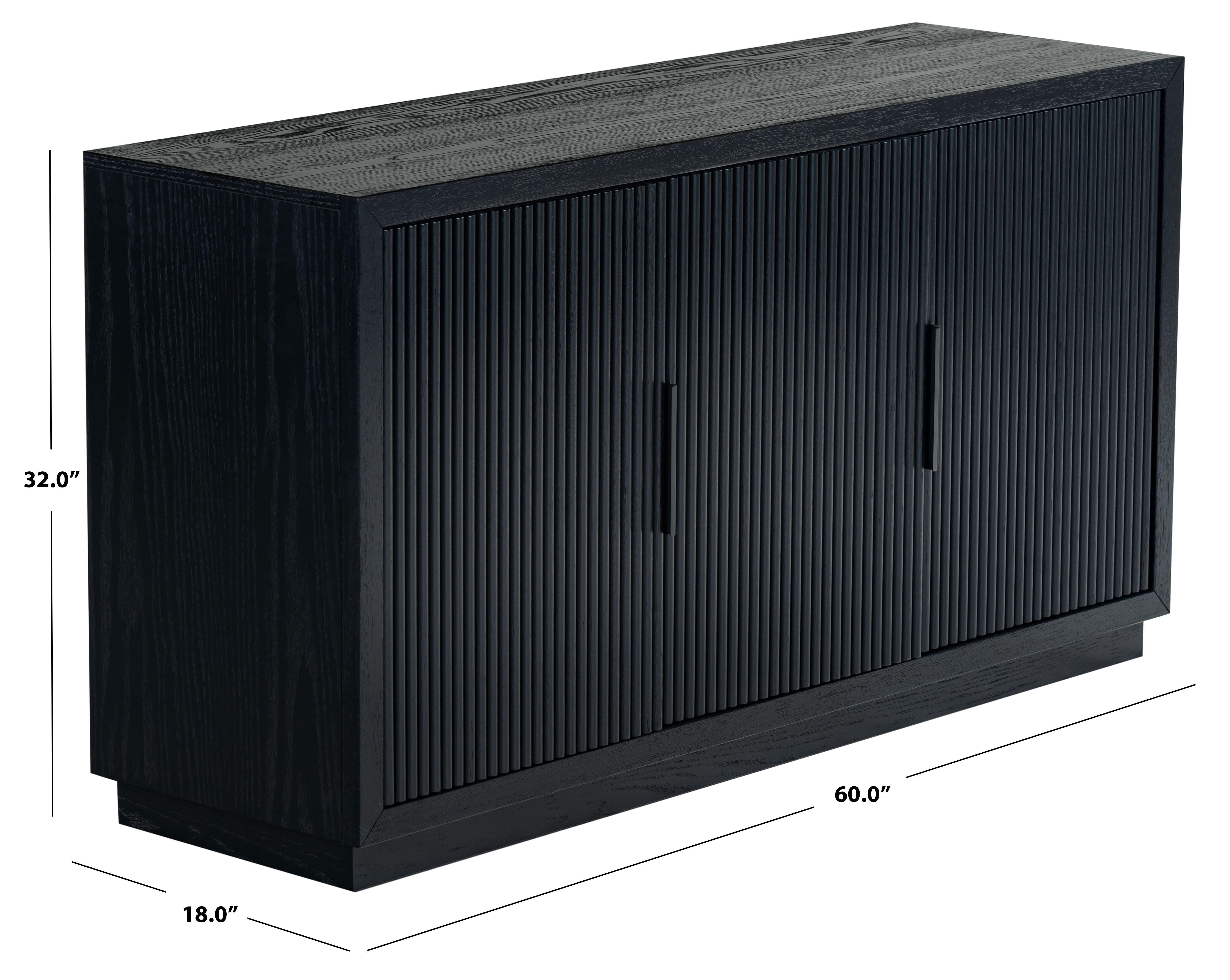 Safavieh Shelbie Sideboard, Black/Black, large