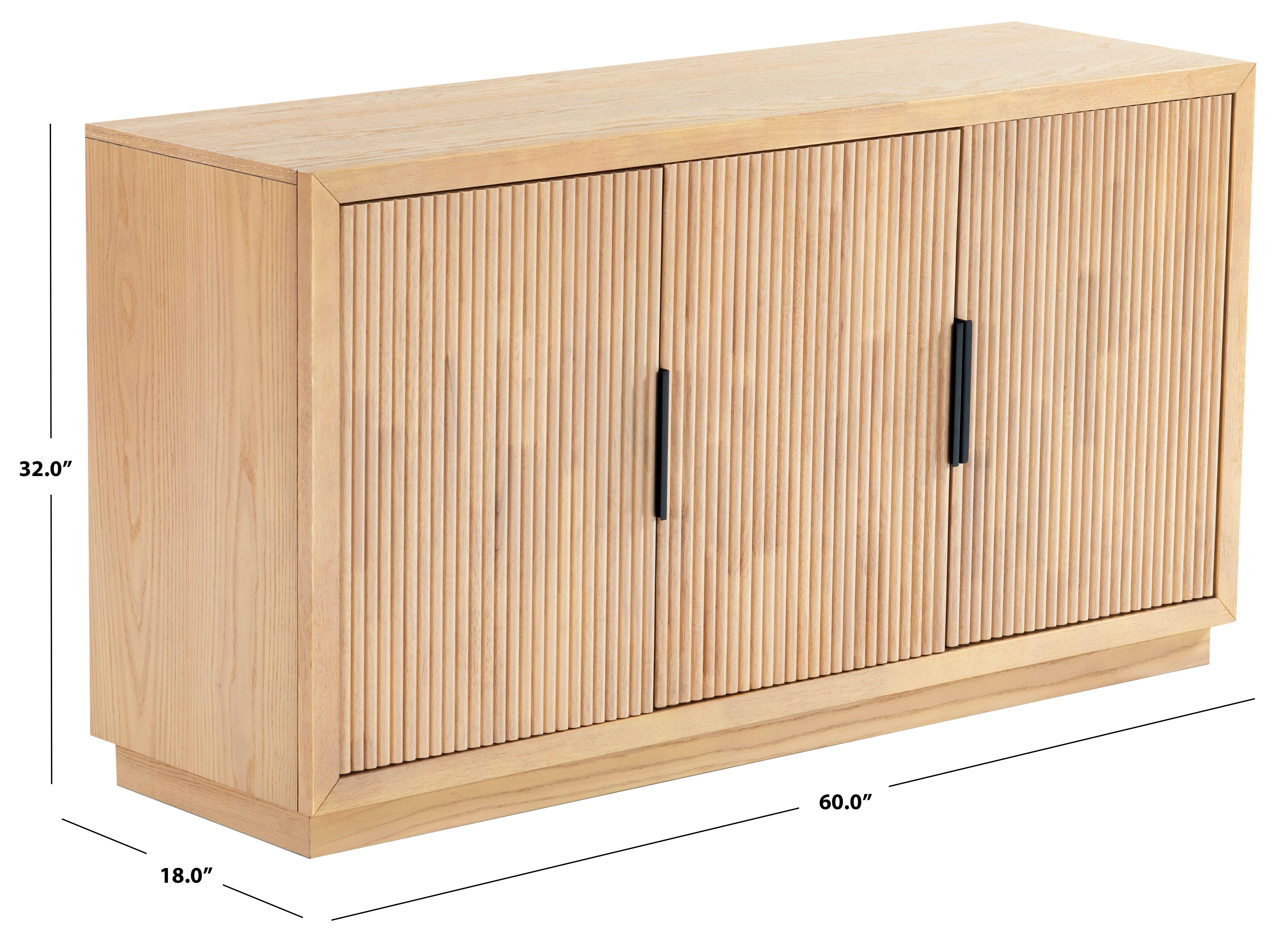 Safavieh Shelbie Sideboard, Oak/Black, large