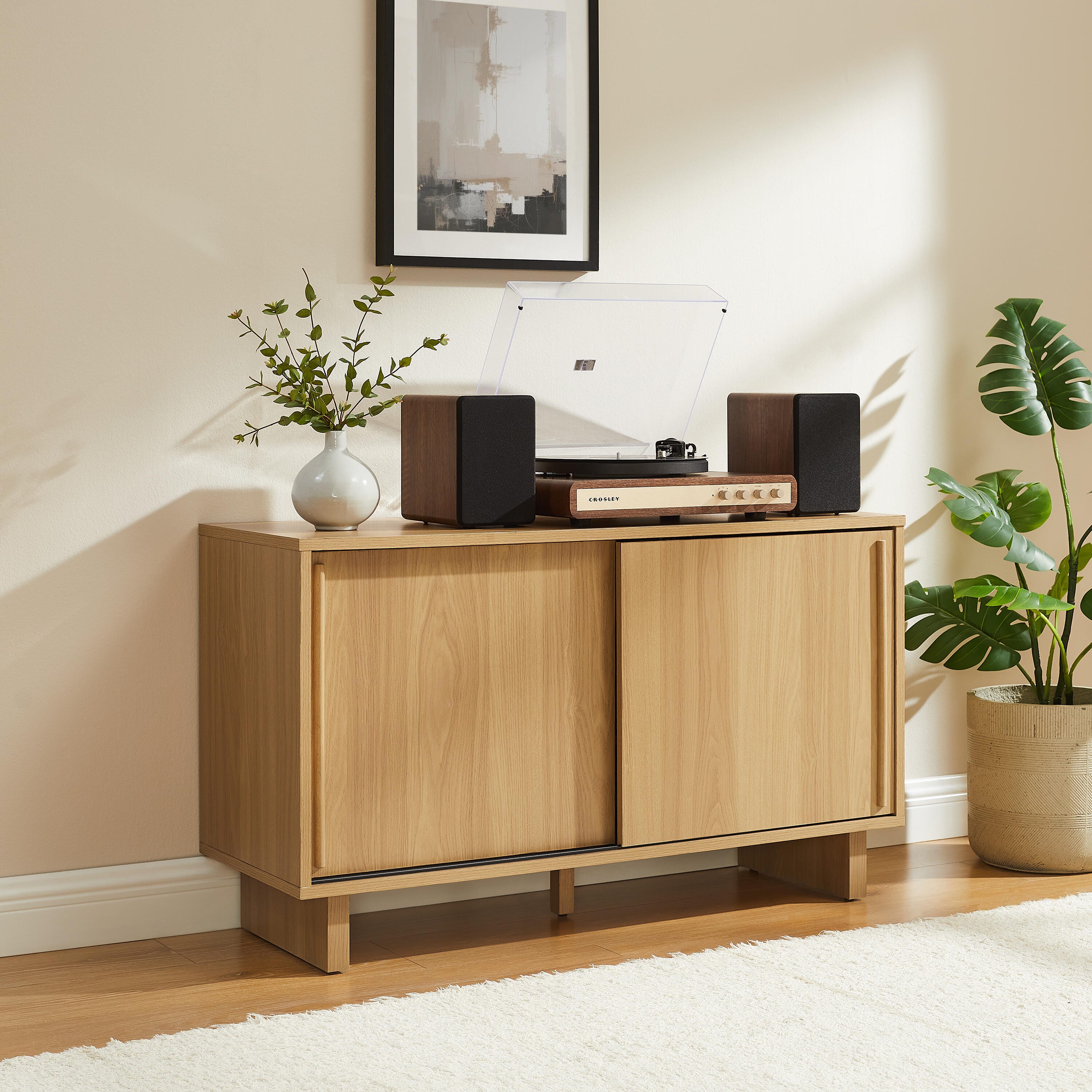 Crosley Furniture Gemma 45" Record Player Cabinet, , large