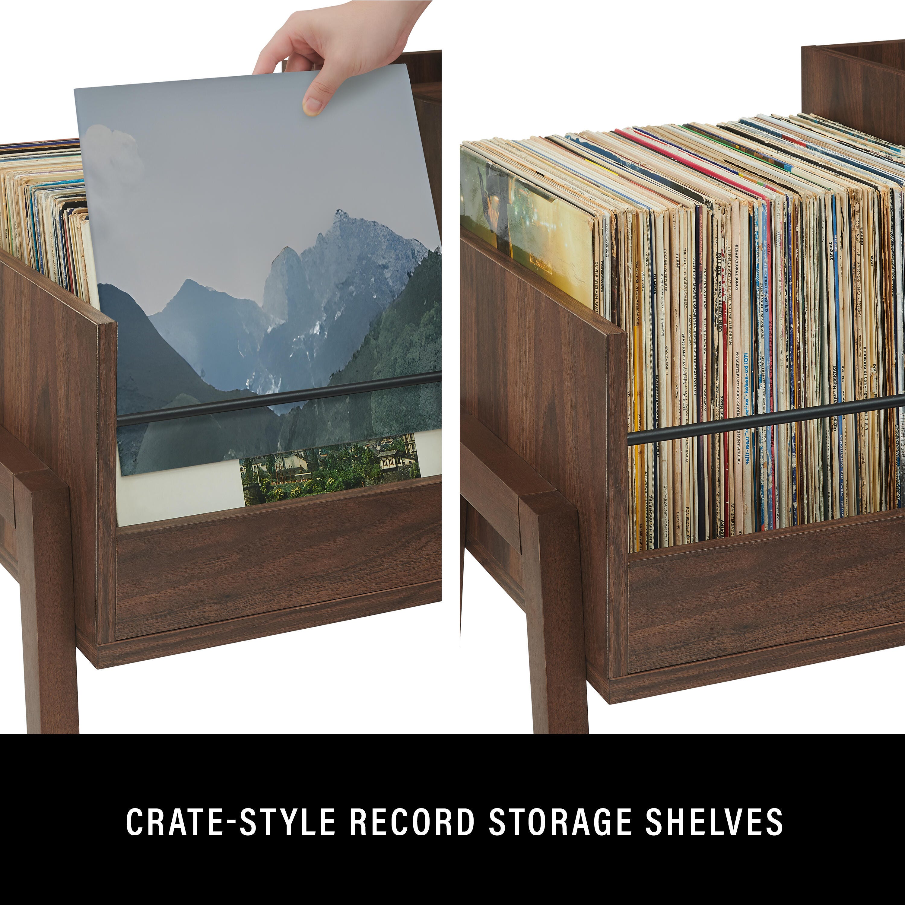 Crosley Furniture Luna 38" Record Player Cabinet, , large