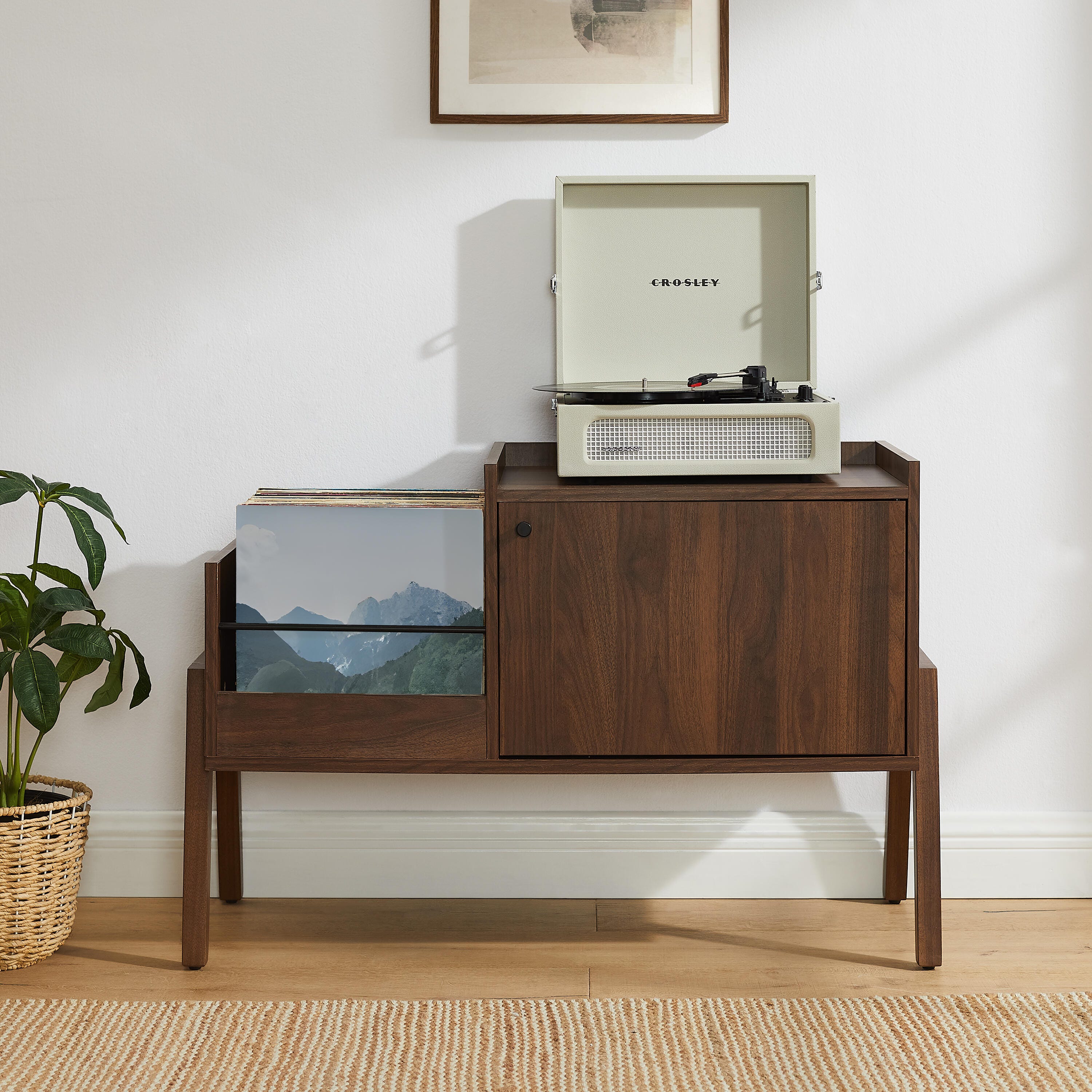Crosley Furniture Luna 38" Record Player Cabinet, , large