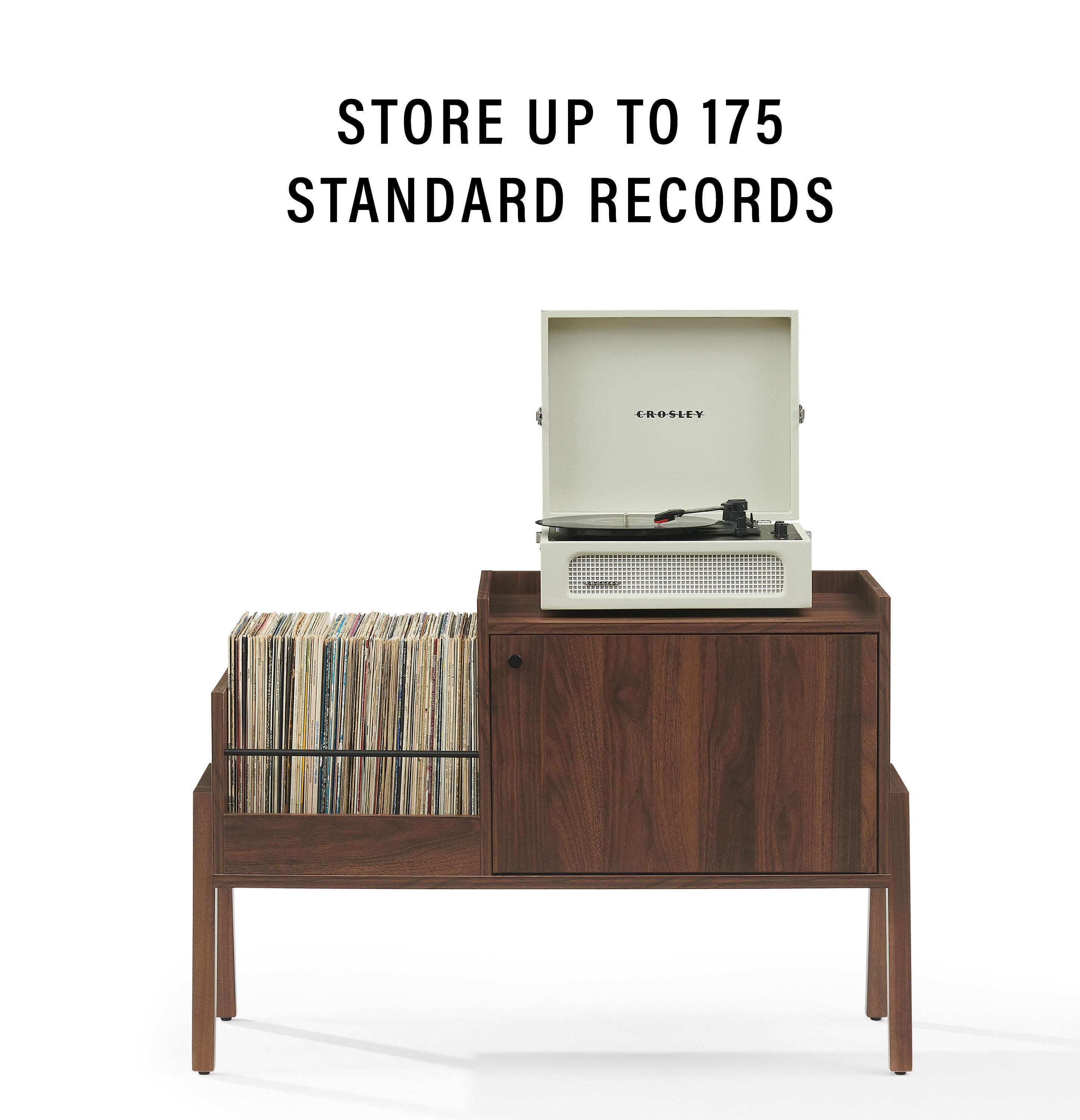 Crosley Furniture Luna 38" Record Player Cabinet, , large