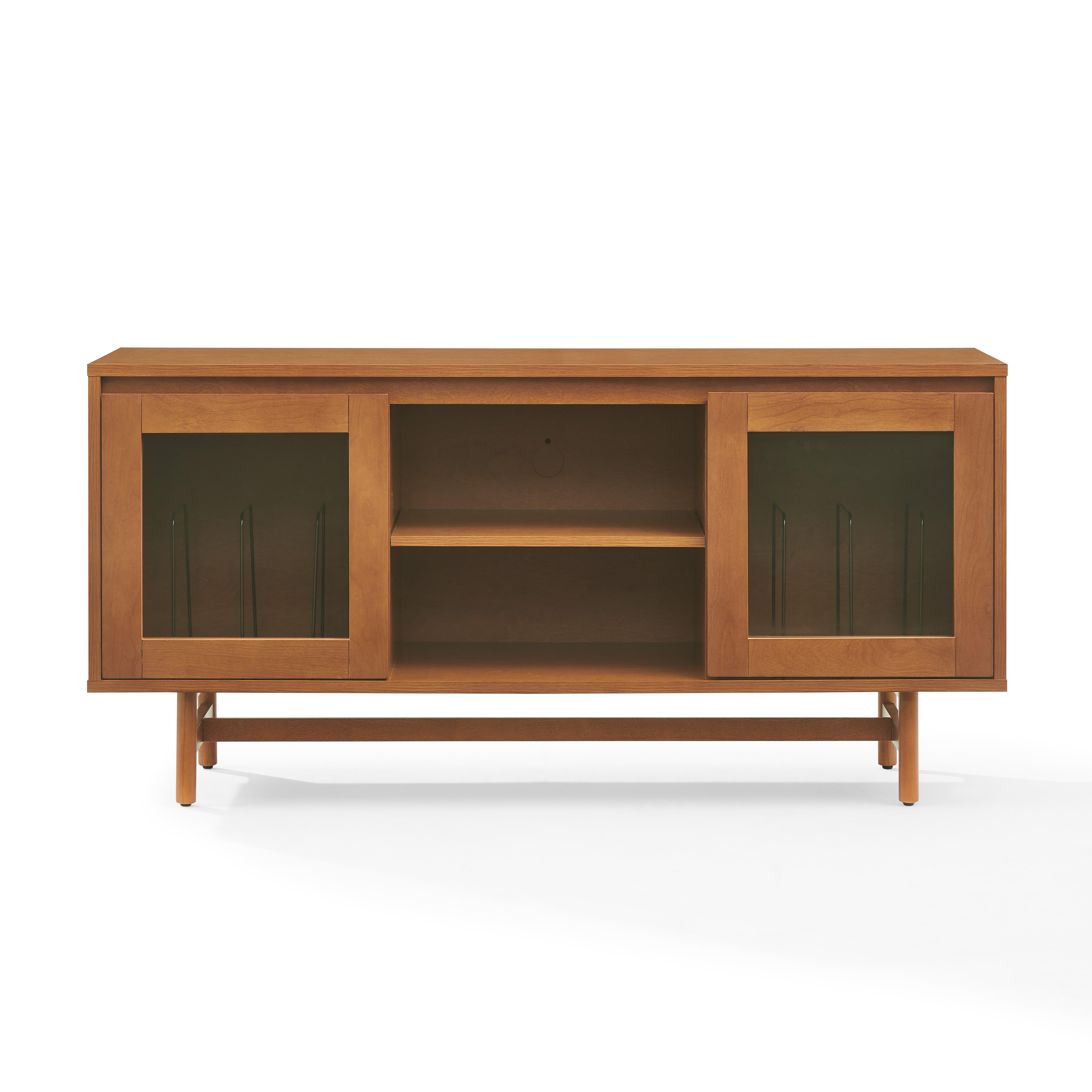 Crosley Furniture Dempsey 53" Record Player Cabinet, , large