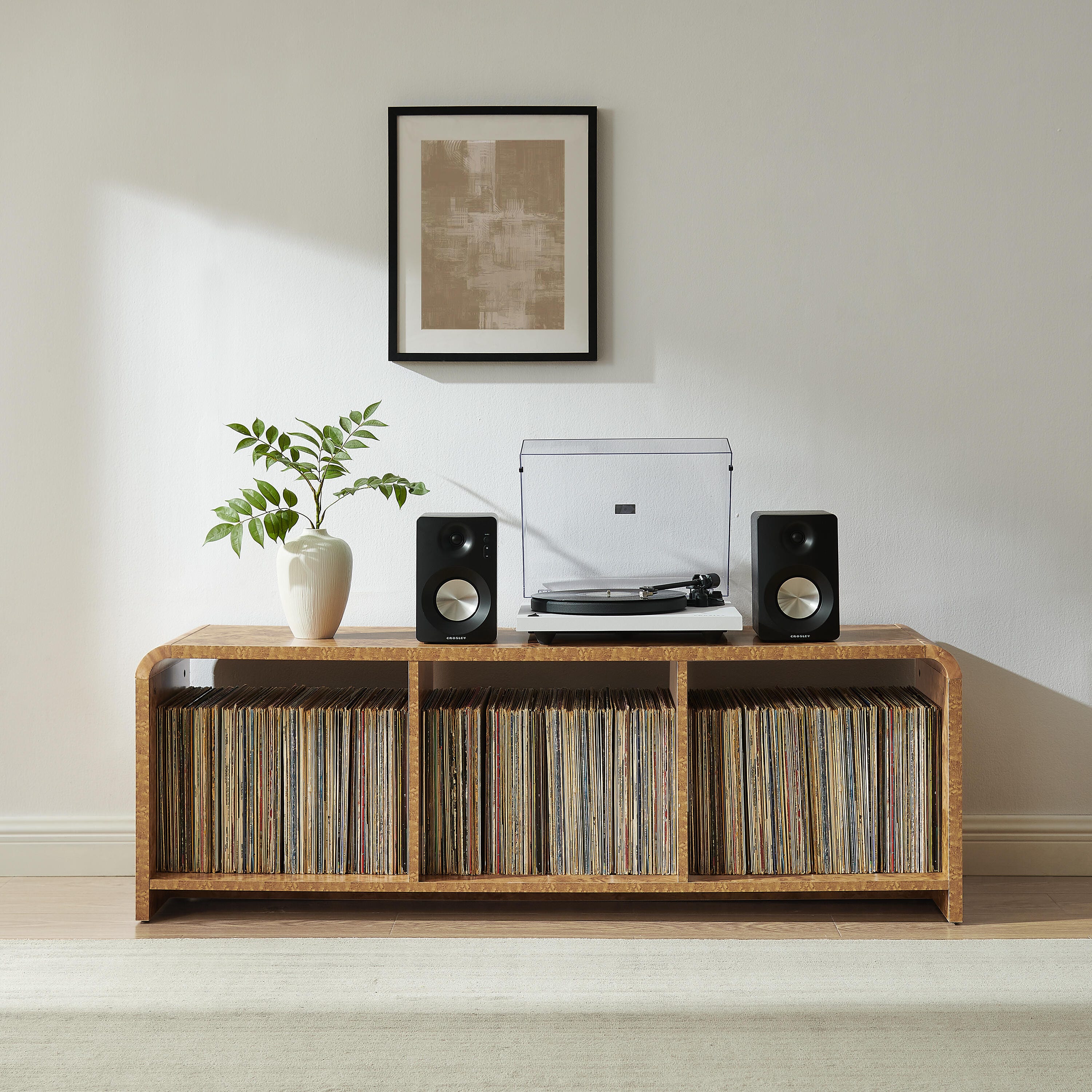 Crosley Furniture 60" Record Player Stand, , large