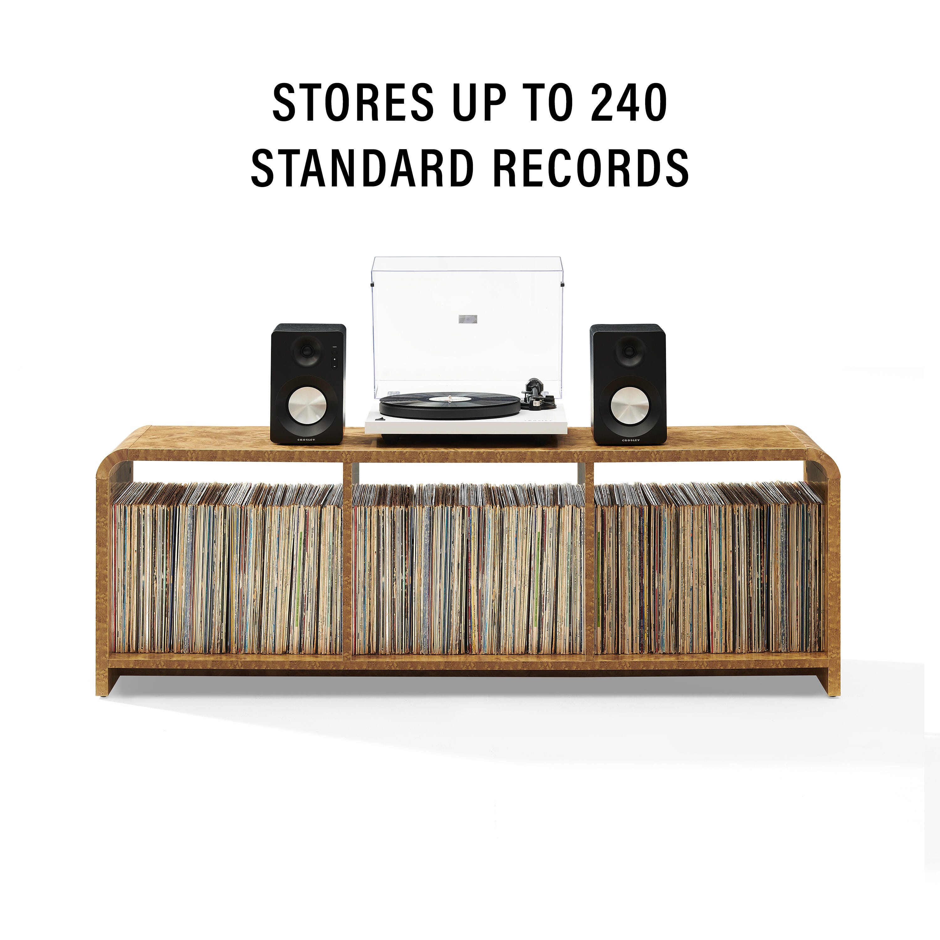 Crosley Furniture 60" Record Player Stand, , large