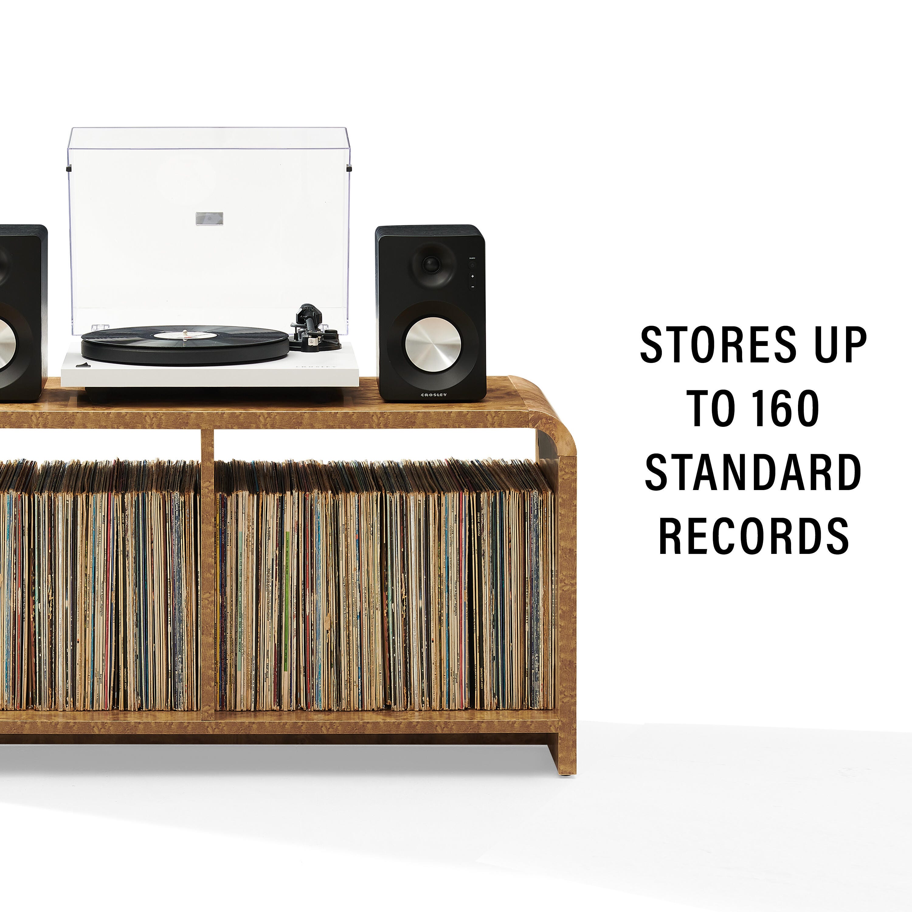 Crosley Furniture 40" Record Player Stand, , large
