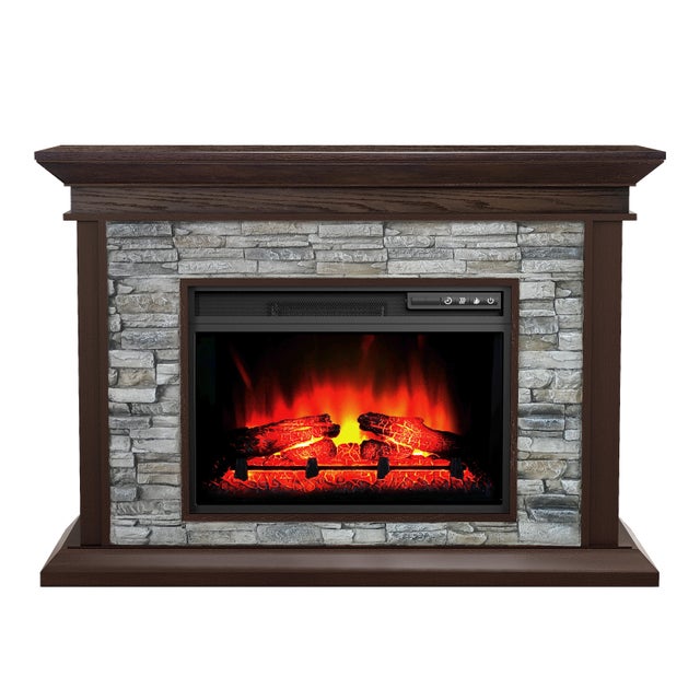 Joy River Elegant 50" Mantel with Electric Fireplace