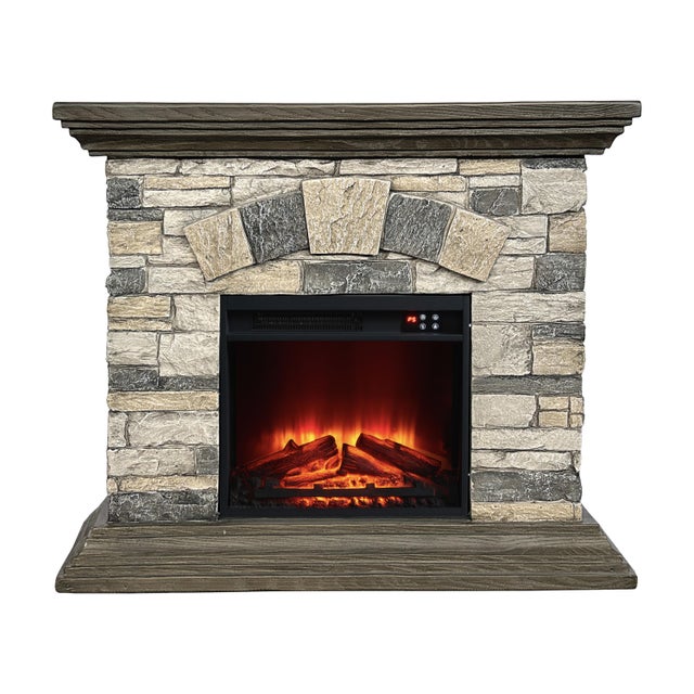 Joy River 40" Mantel with Color Changing Electric Fireplace