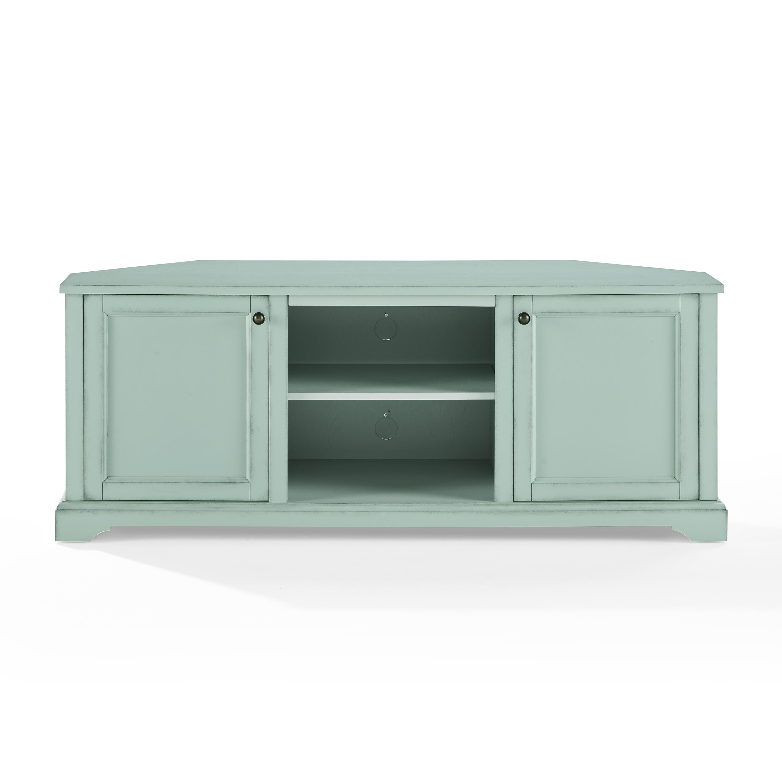 Crosley Furniture Holbrook 58" Corner TV Stand, , large