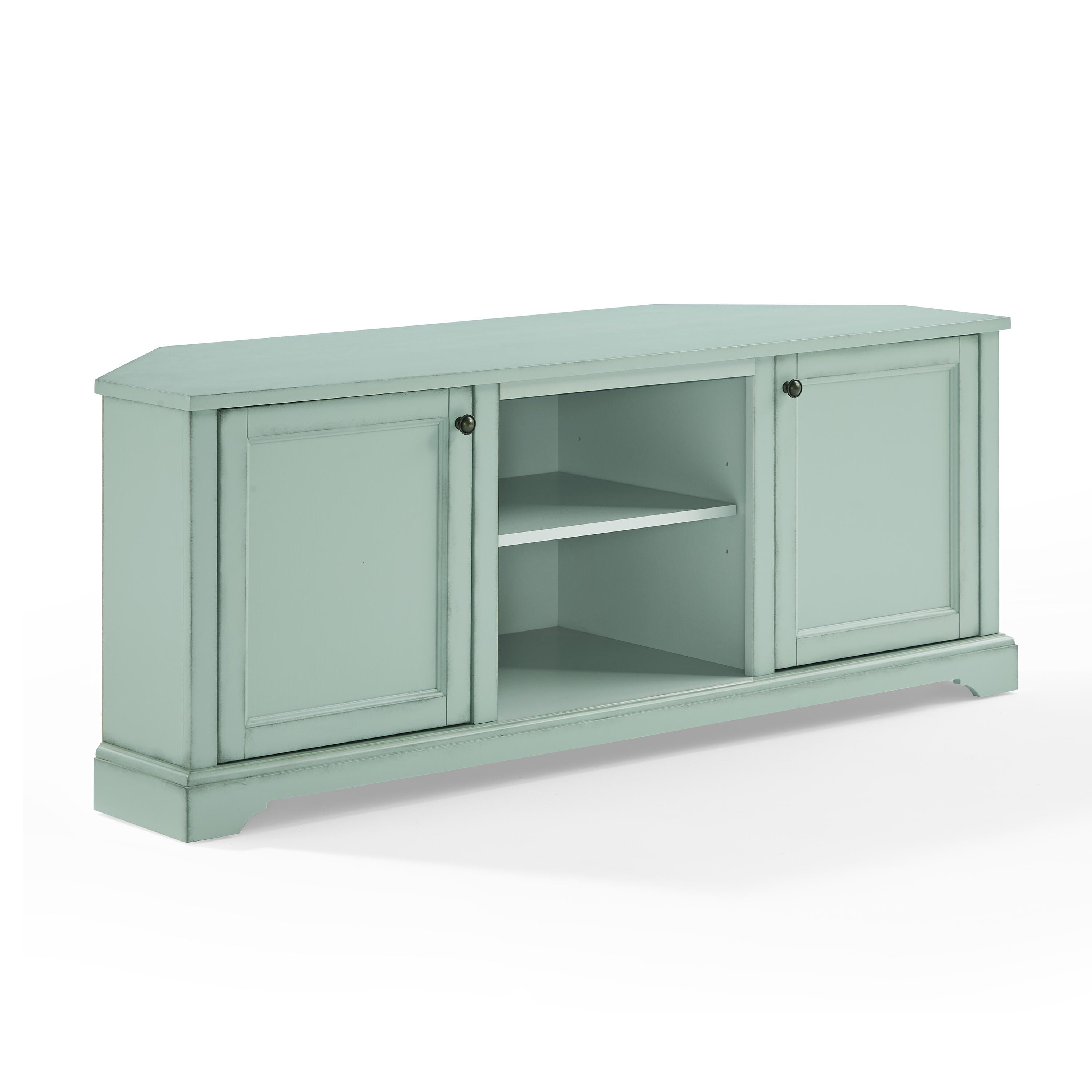 Crosley Furniture Holbrook 58" Corner TV Stand, , large