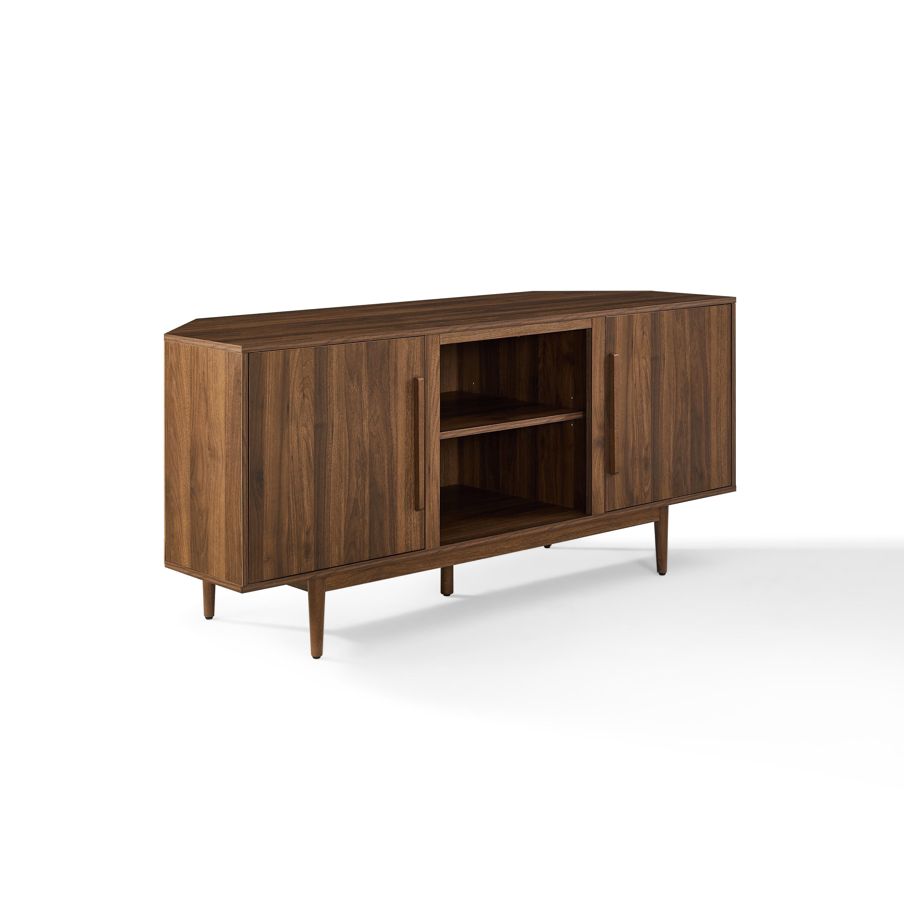 Crosley Furniture Liam 58" Corner TV Stand, , large