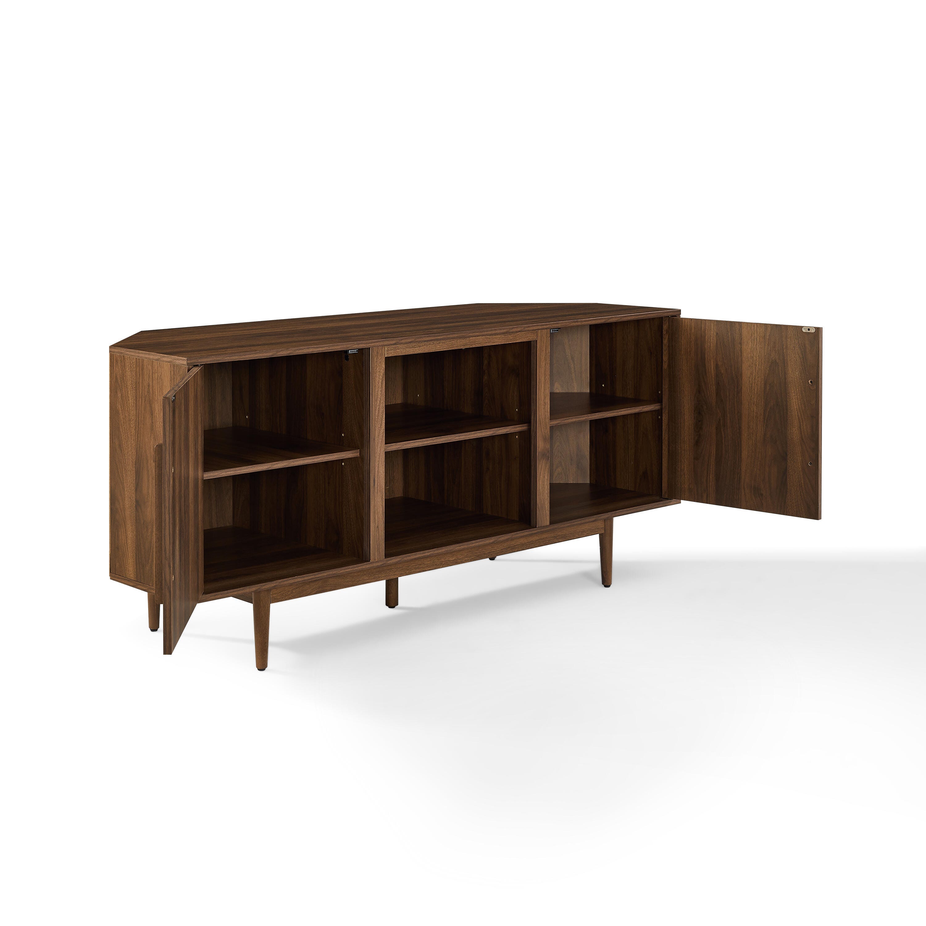 Crosley Furniture Liam 58" Corner TV Stand, , large