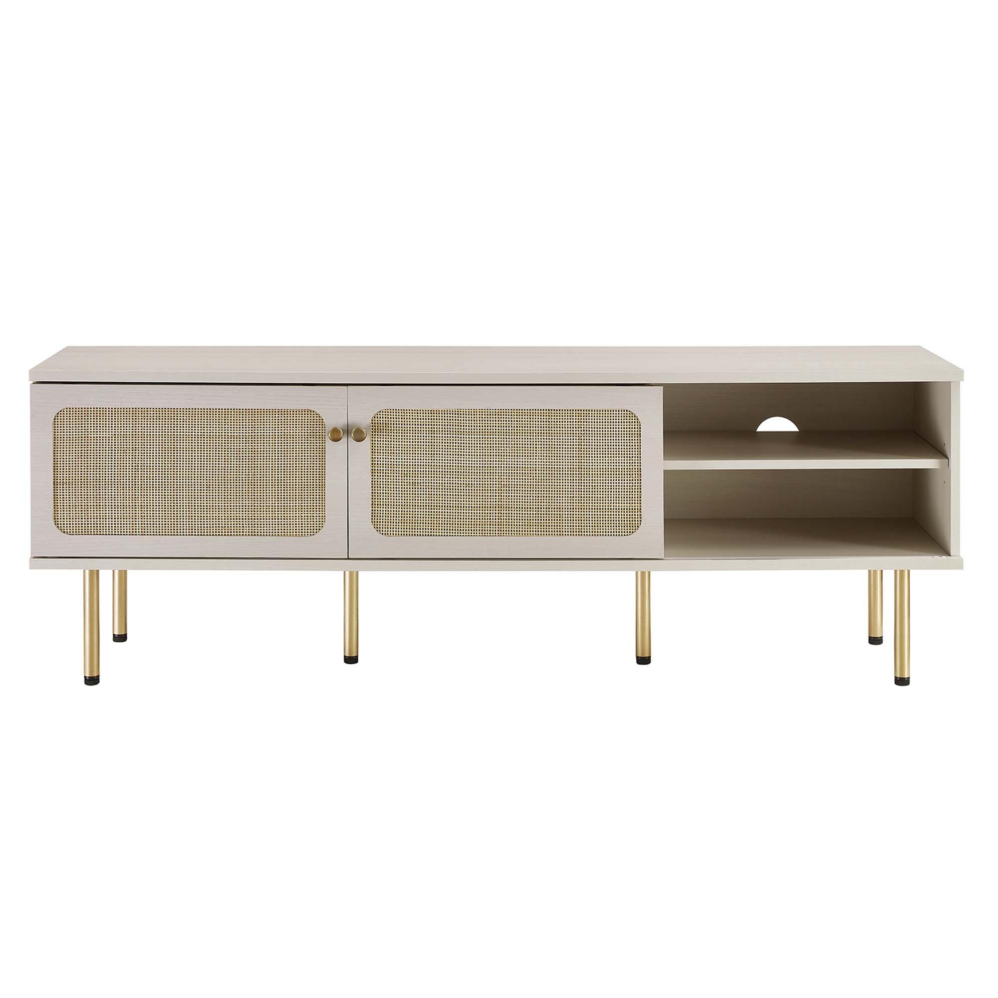 Modway Cambria 59"  TV Stand, White, large