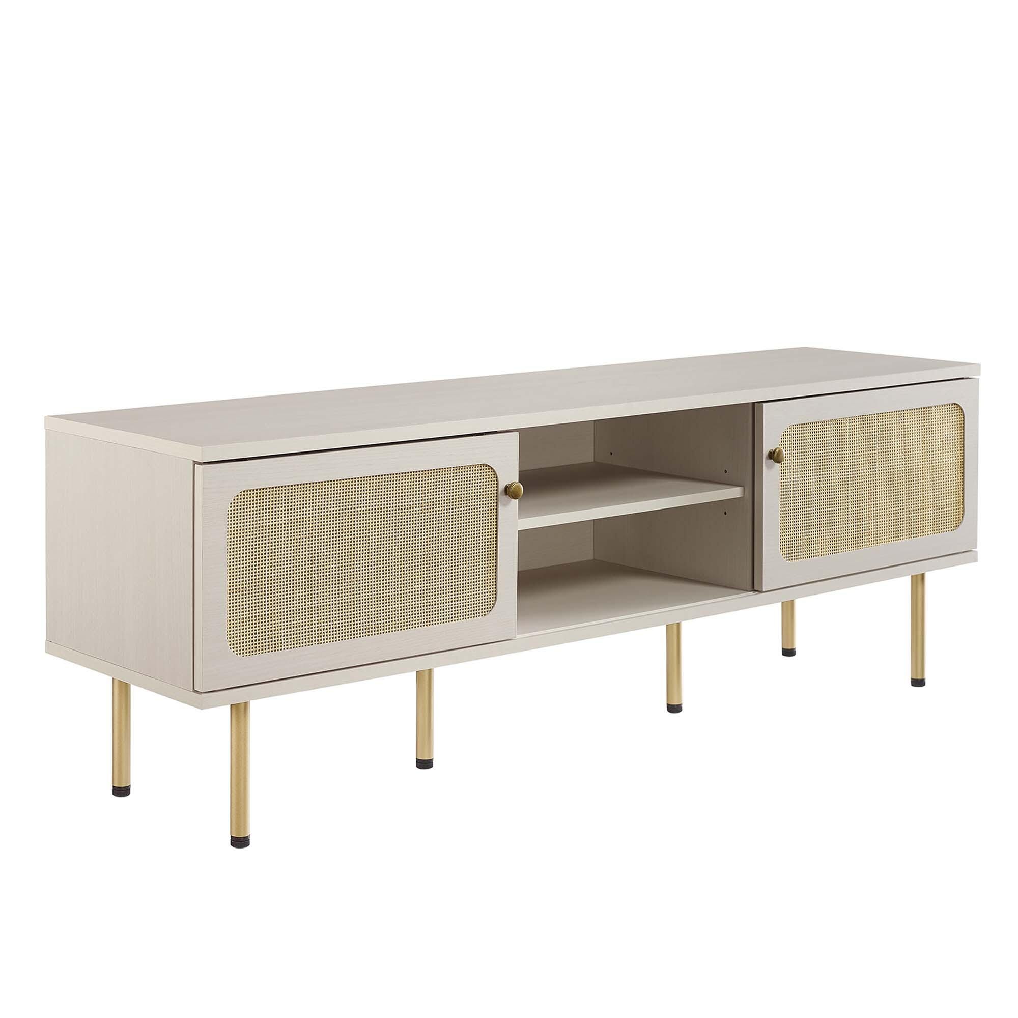 Modway Cambria 59"  TV Stand, White, large