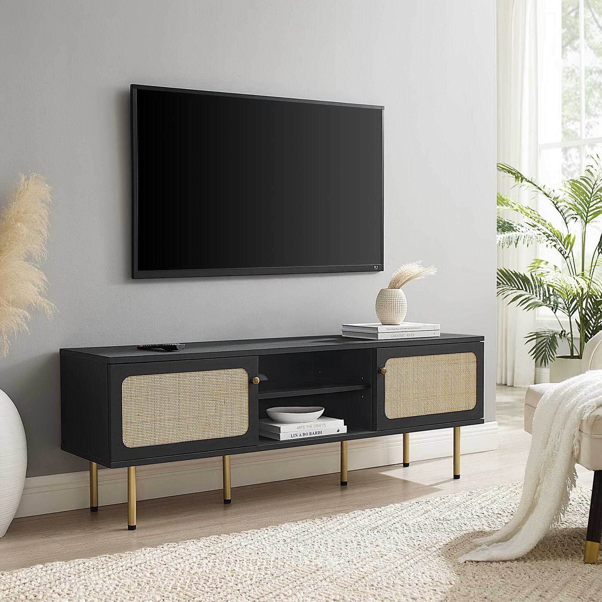 Modway Cambria 59"  TV Stand, Black, rollover