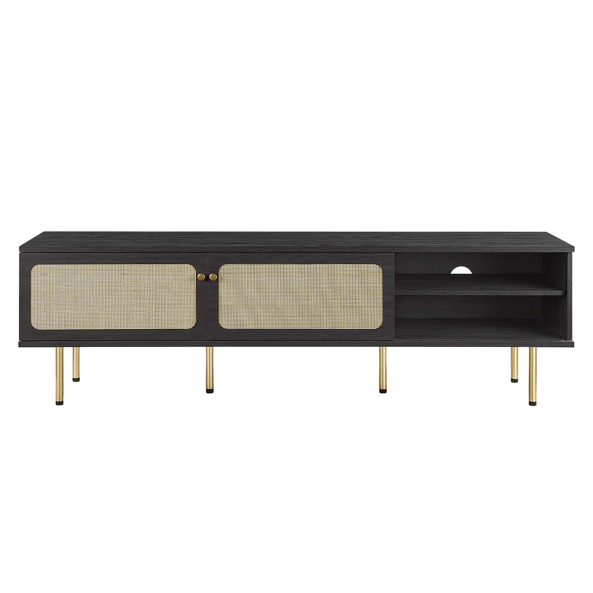 Modway Cambria 70"  TV Stand, Black, large