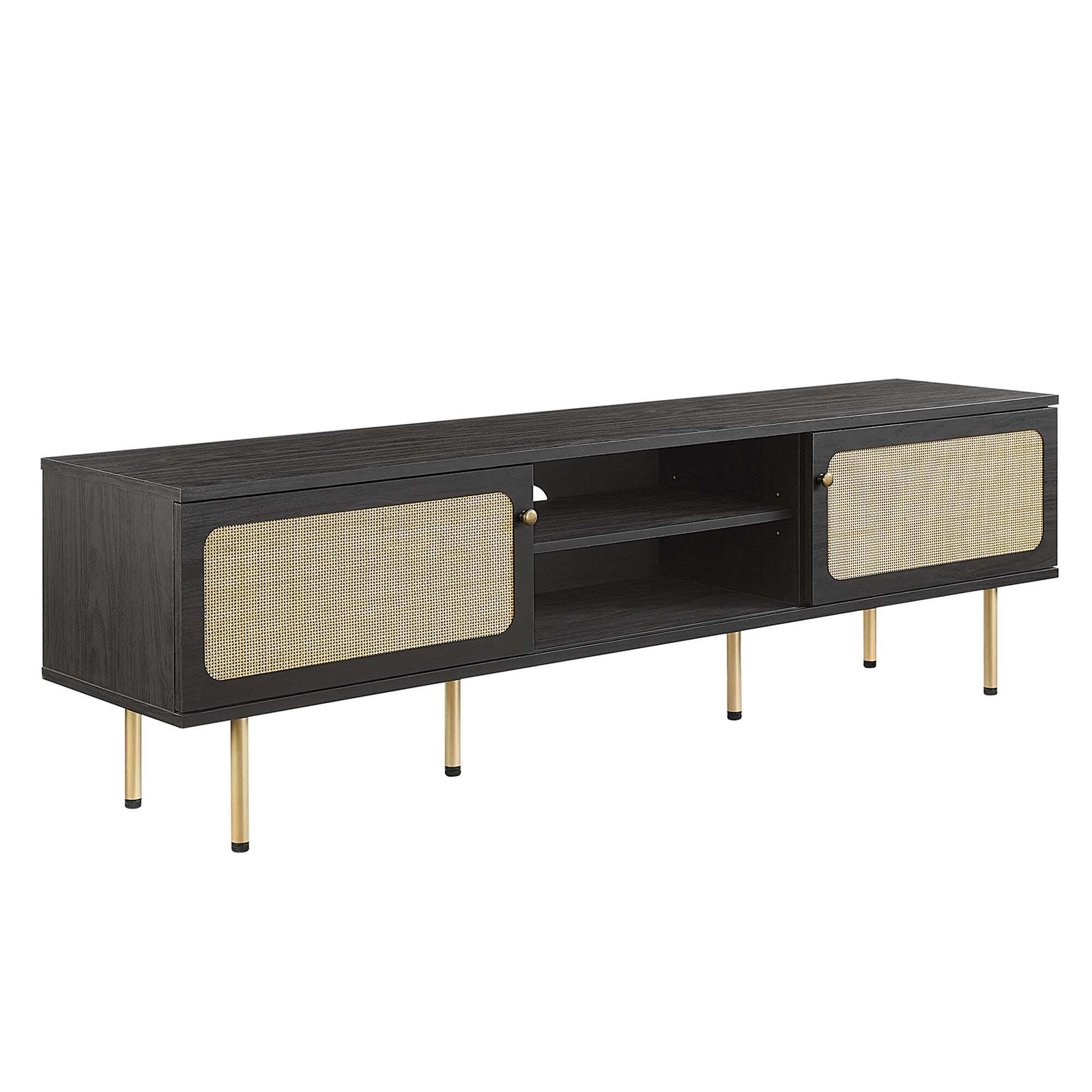 Modway Cambria 70"  TV Stand, Black, large