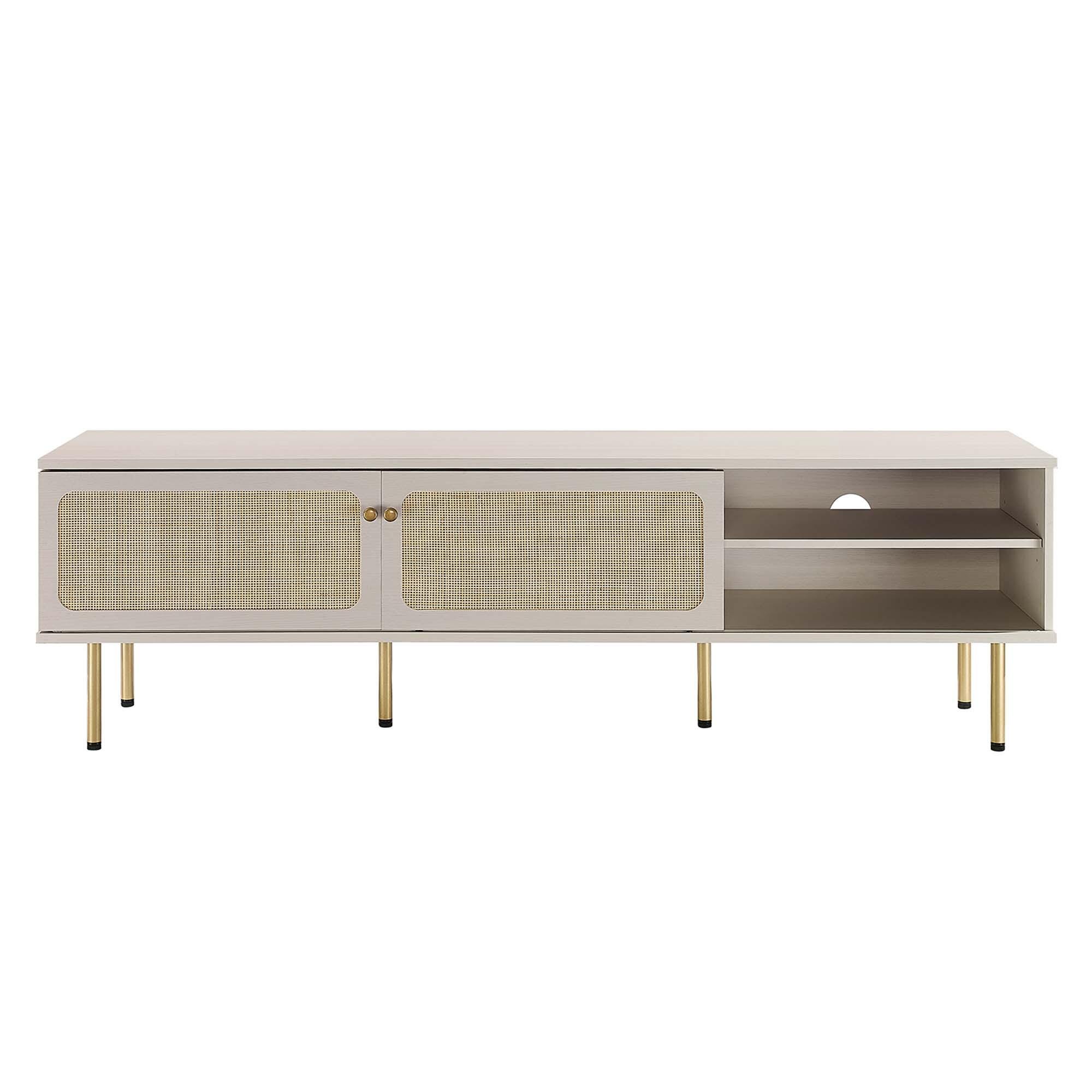Modway Cambria 70"  TV Stand, White, large