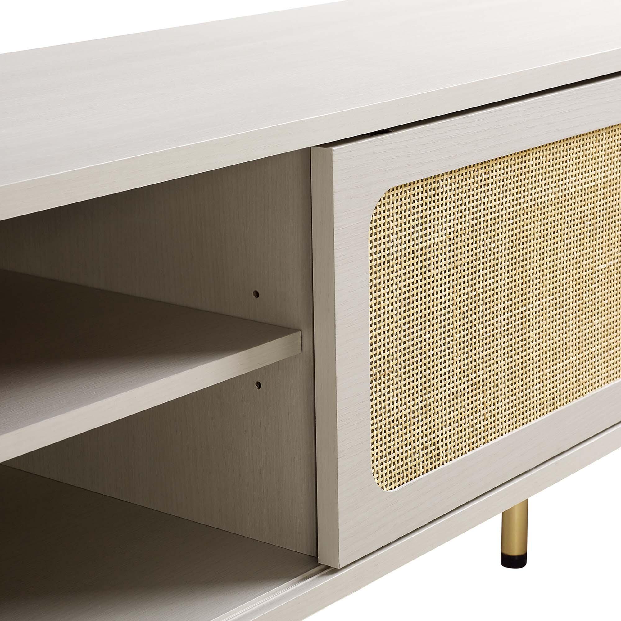 Modway Cambria 70"  TV Stand, White, large