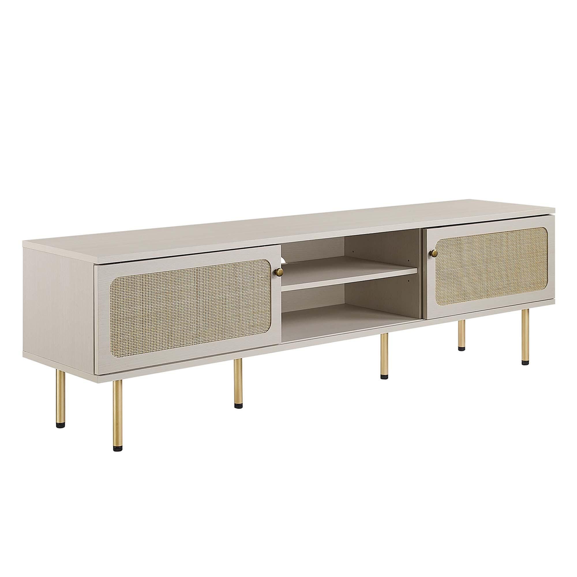 Modway Cambria 70"  TV Stand, White, large