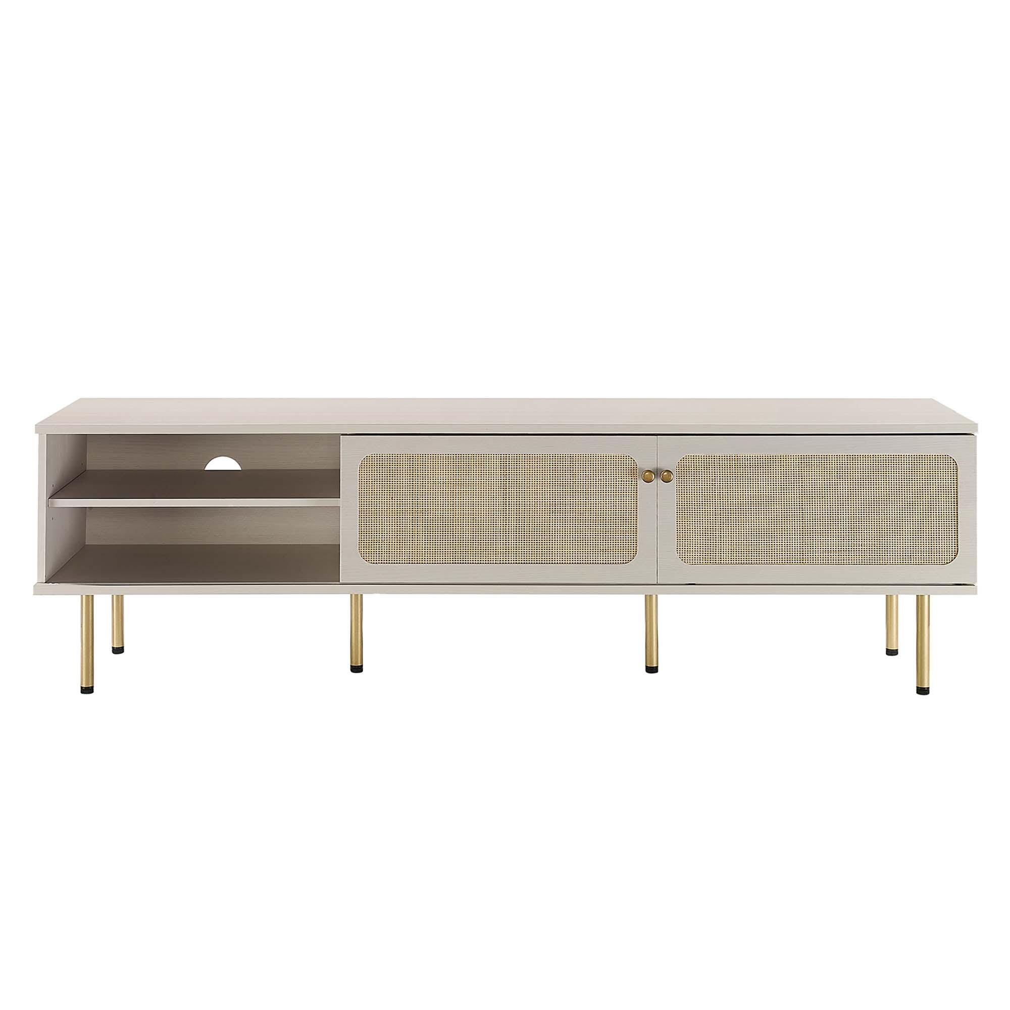Modway Cambria 70"  TV Stand, White, large