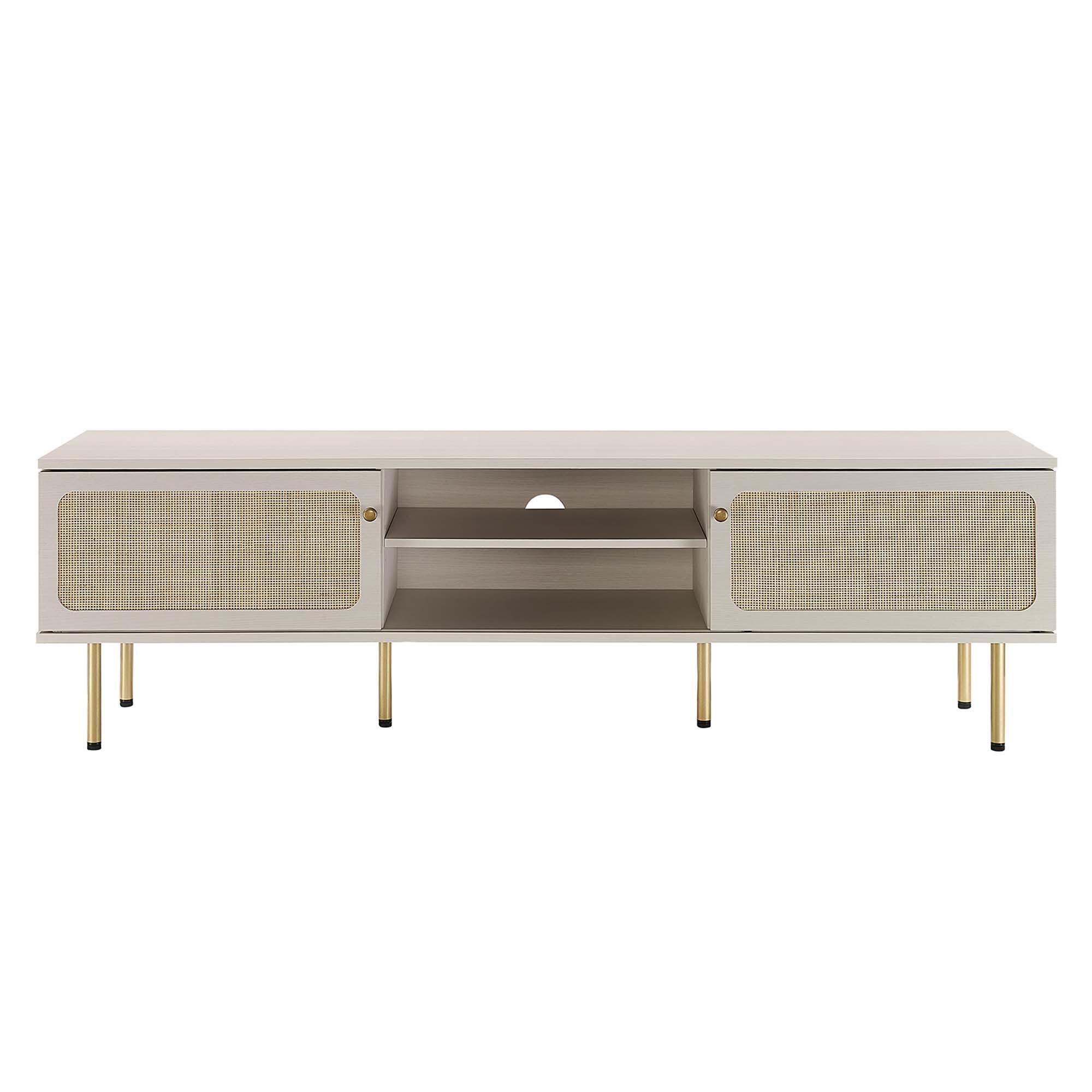 Modway Cambria 70"  TV Stand, White, large