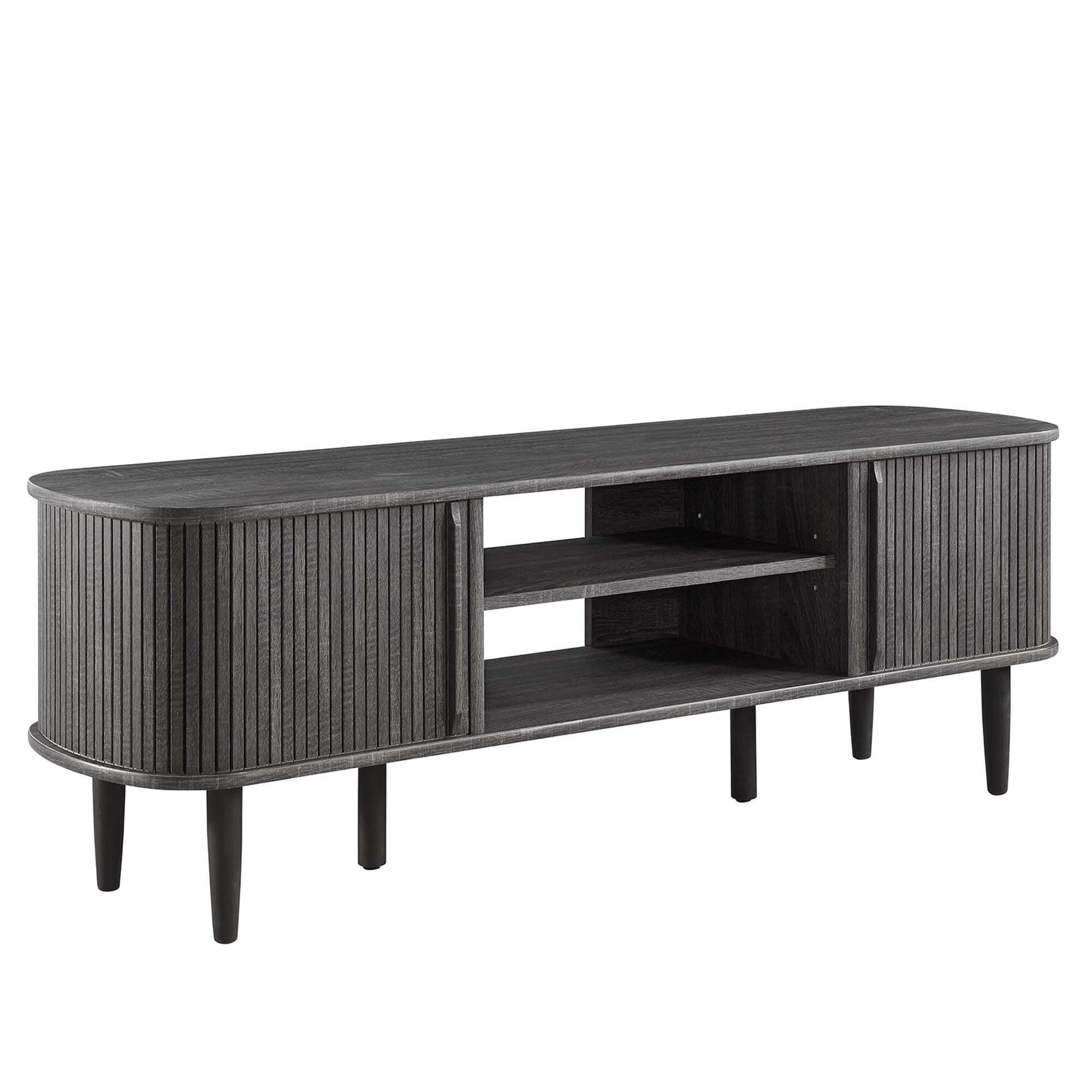 Modway Contour 55"  TV Stand, Charcoal, large