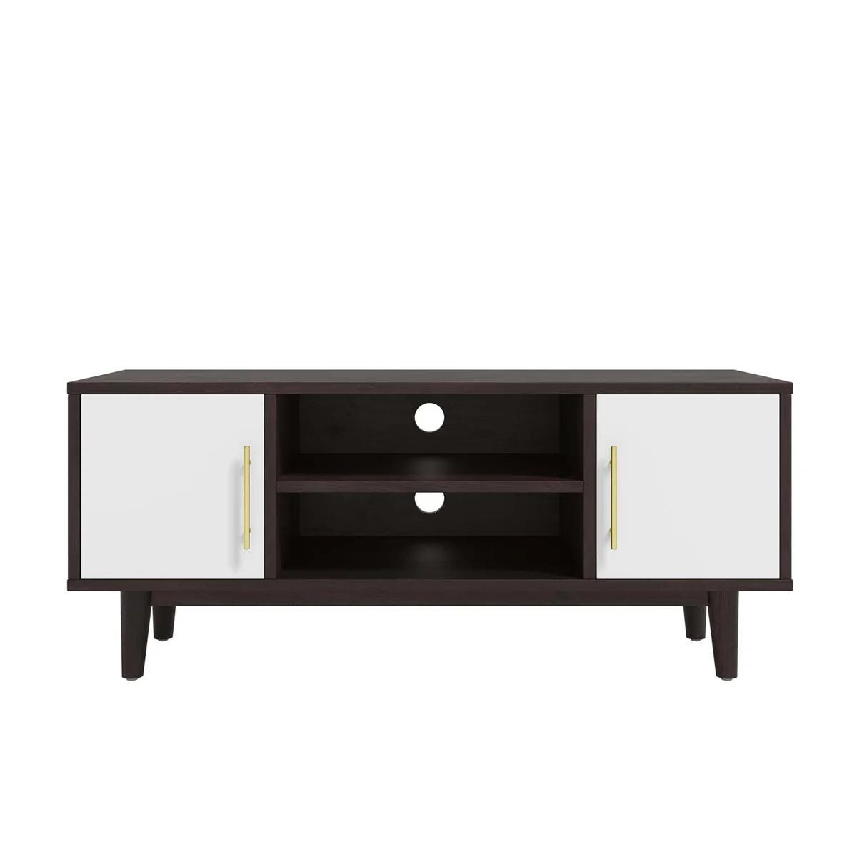 Modway Daxton 43"  TV Stand, Cappuccino/White