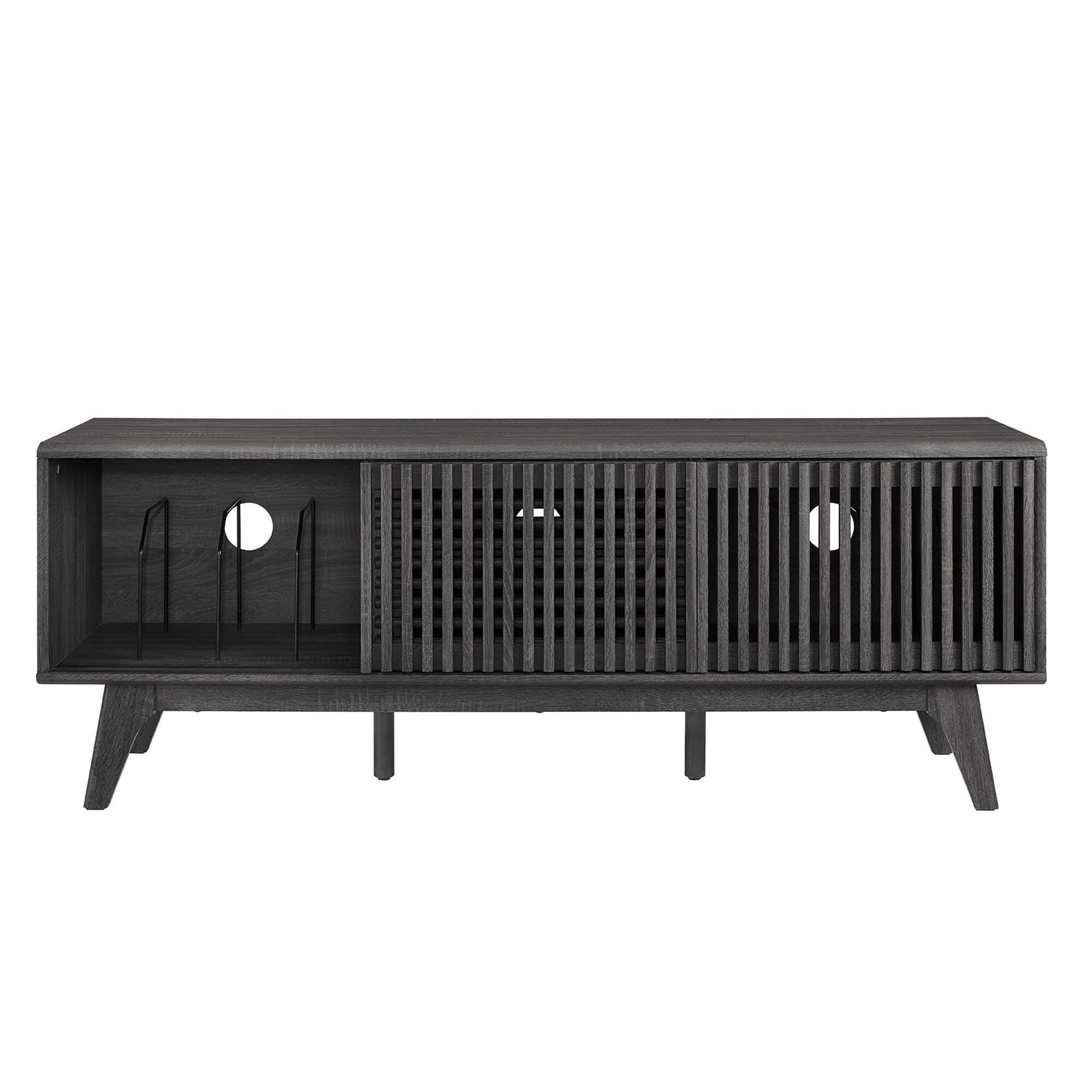 Modway Iterate 59"  TV Stand, Charcoal, large