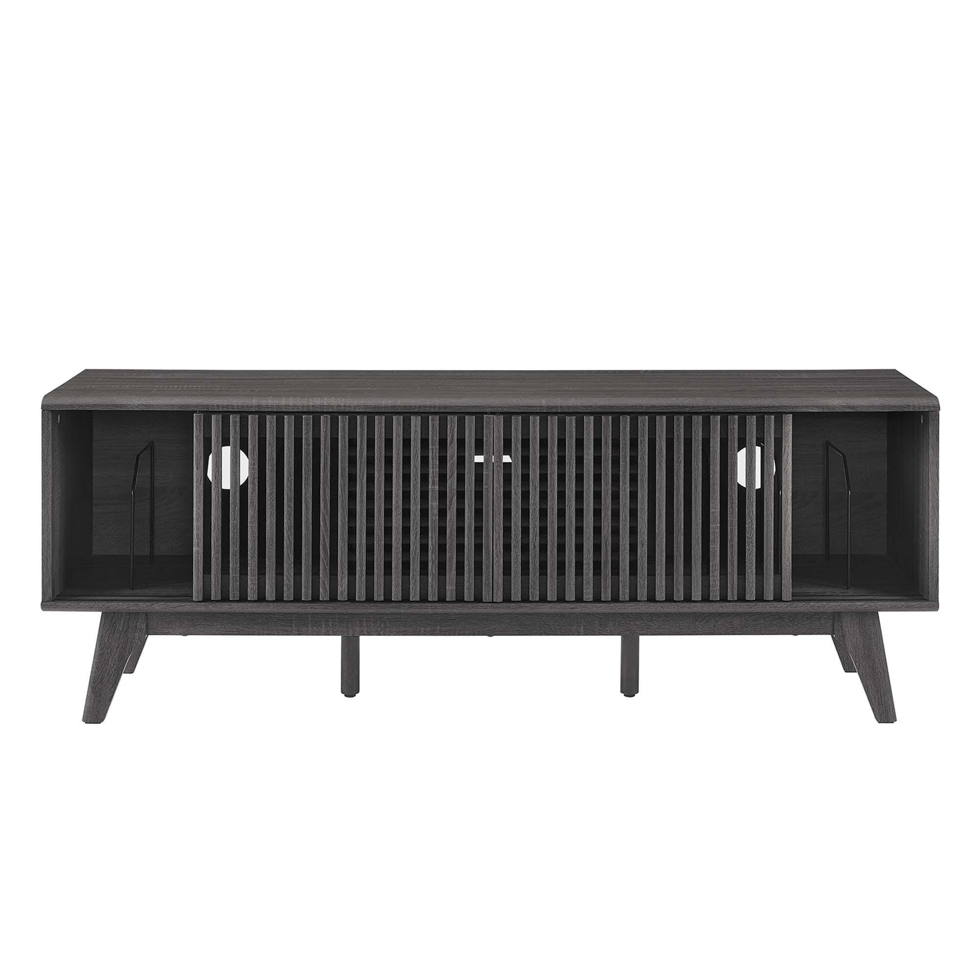 Modway Iterate 59"  TV Stand, Charcoal, large