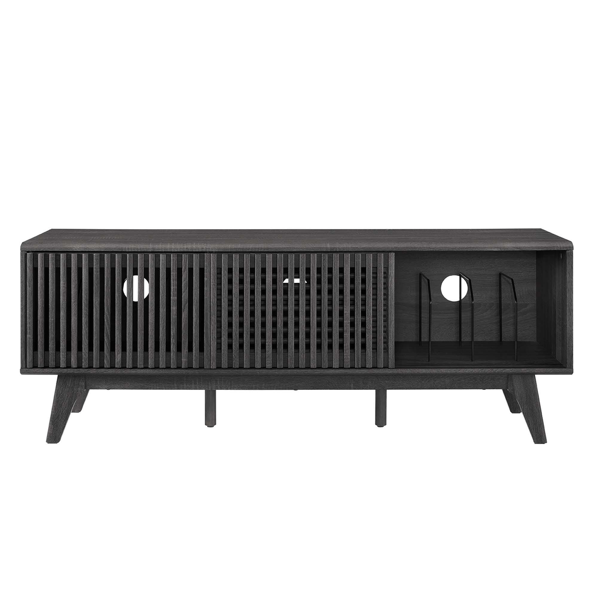 Modway Iterate 59"  TV Stand, Charcoal, large