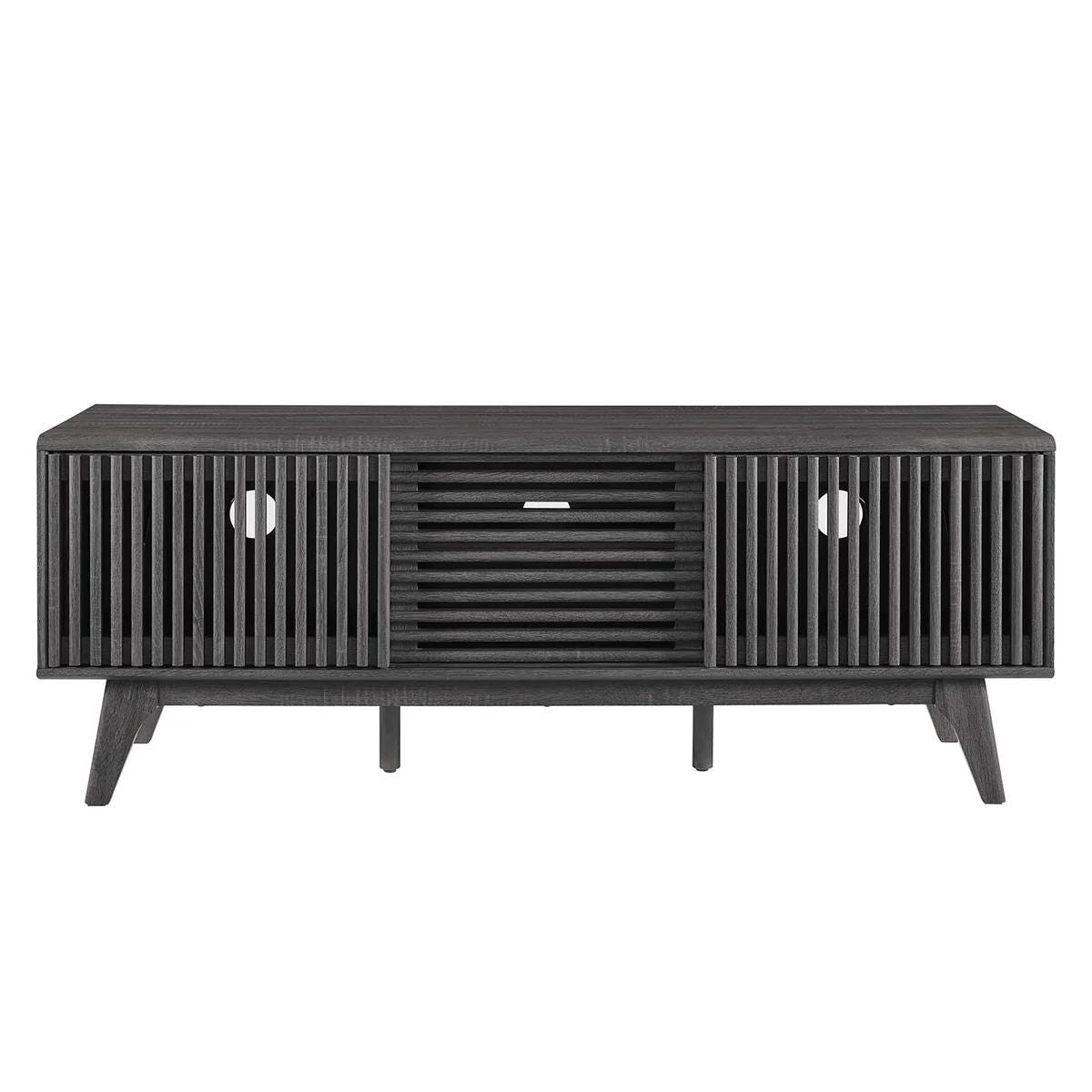 Modway Iterate 59"  TV Stand, Charcoal, large