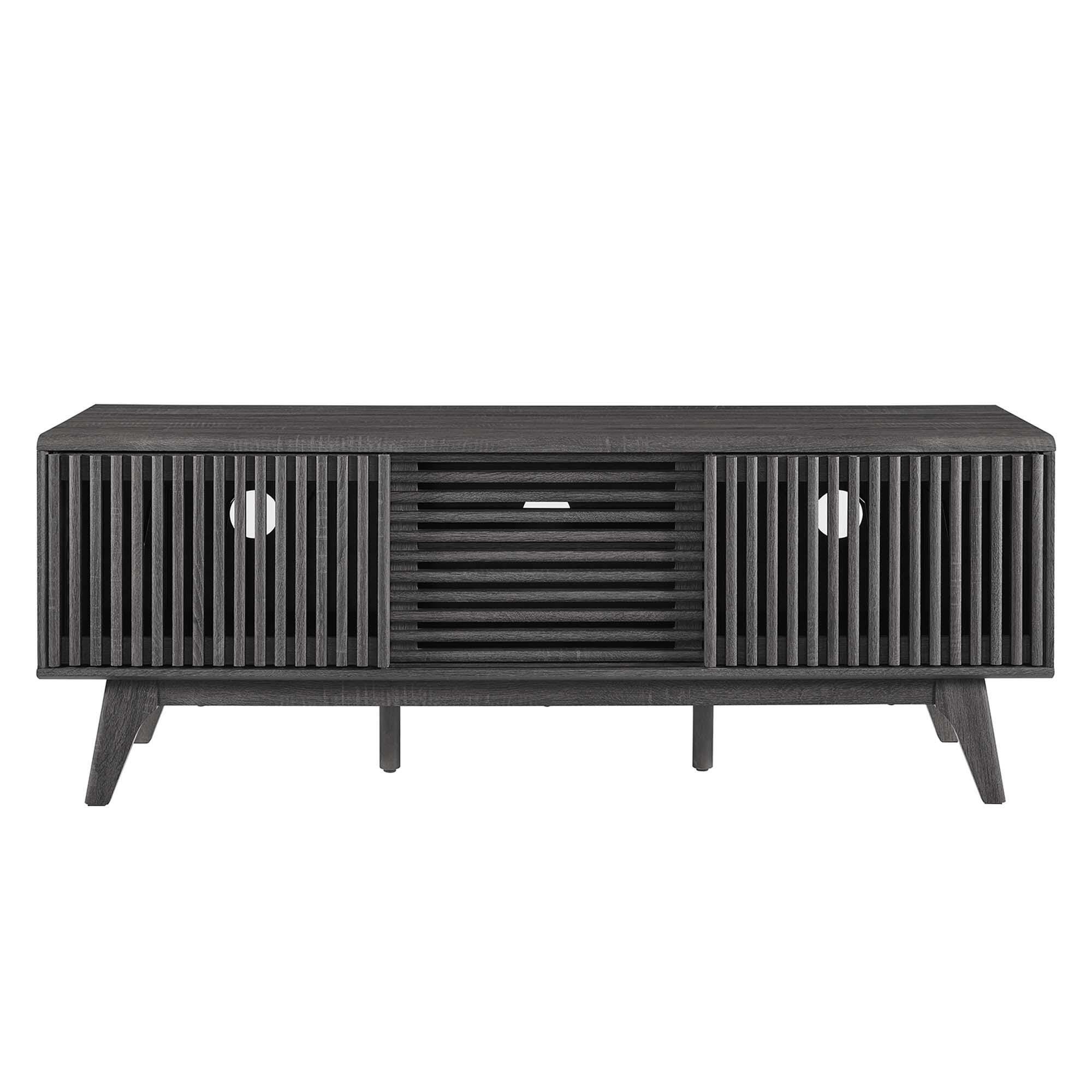 Modway Iterate 59"  TV Stand, Charcoal, large