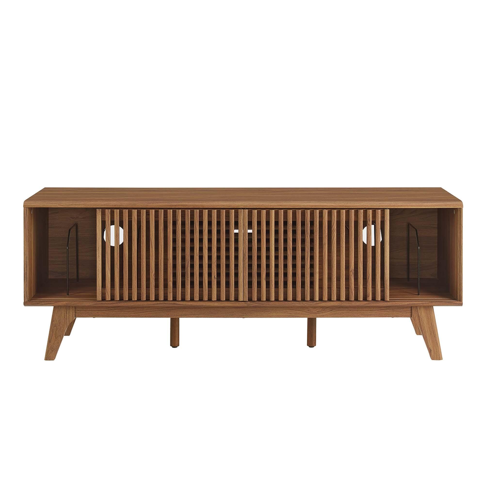 Modway Iterate 59"  TV Stand, Walnut, large