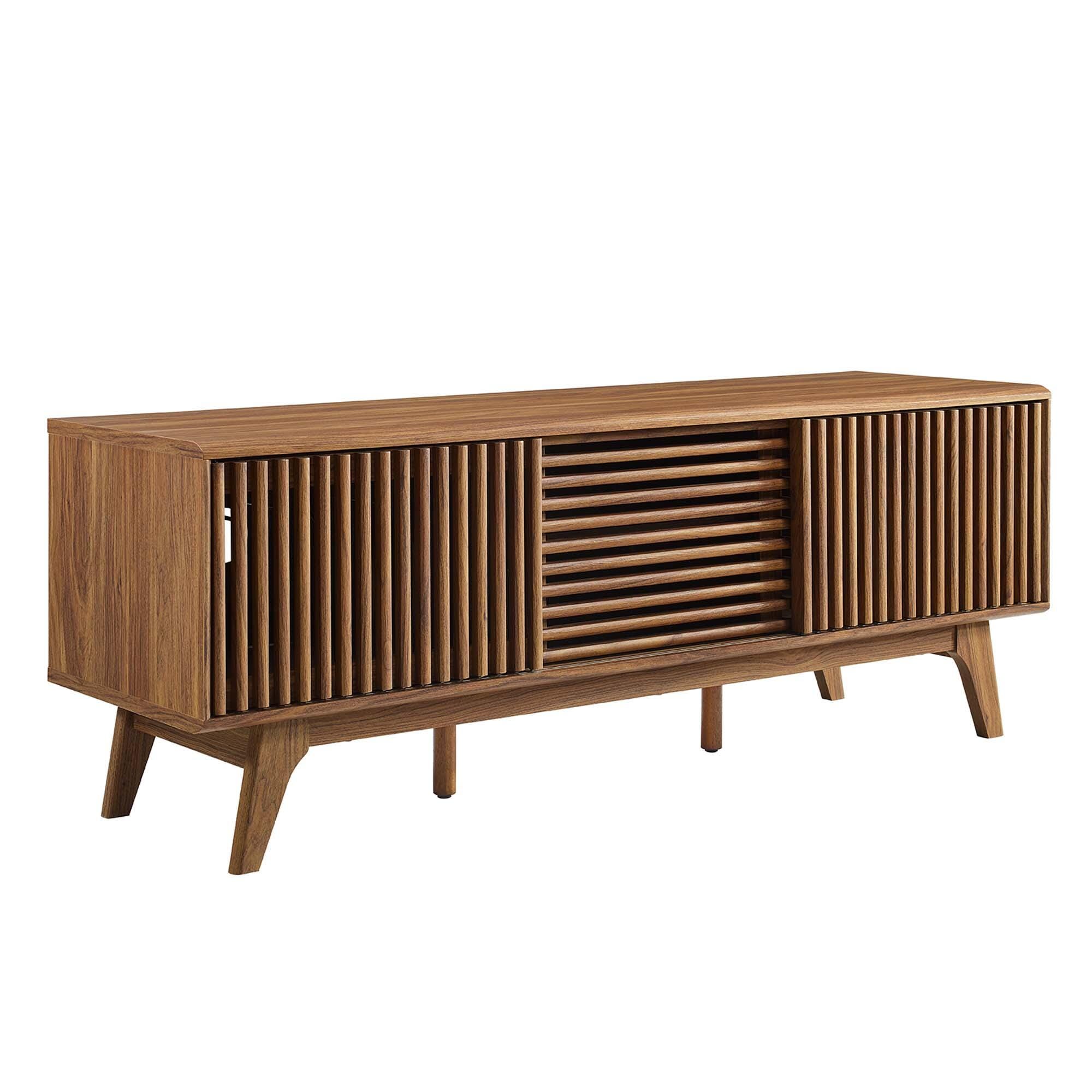 Modway Iterate 59"  TV Stand, Walnut, large