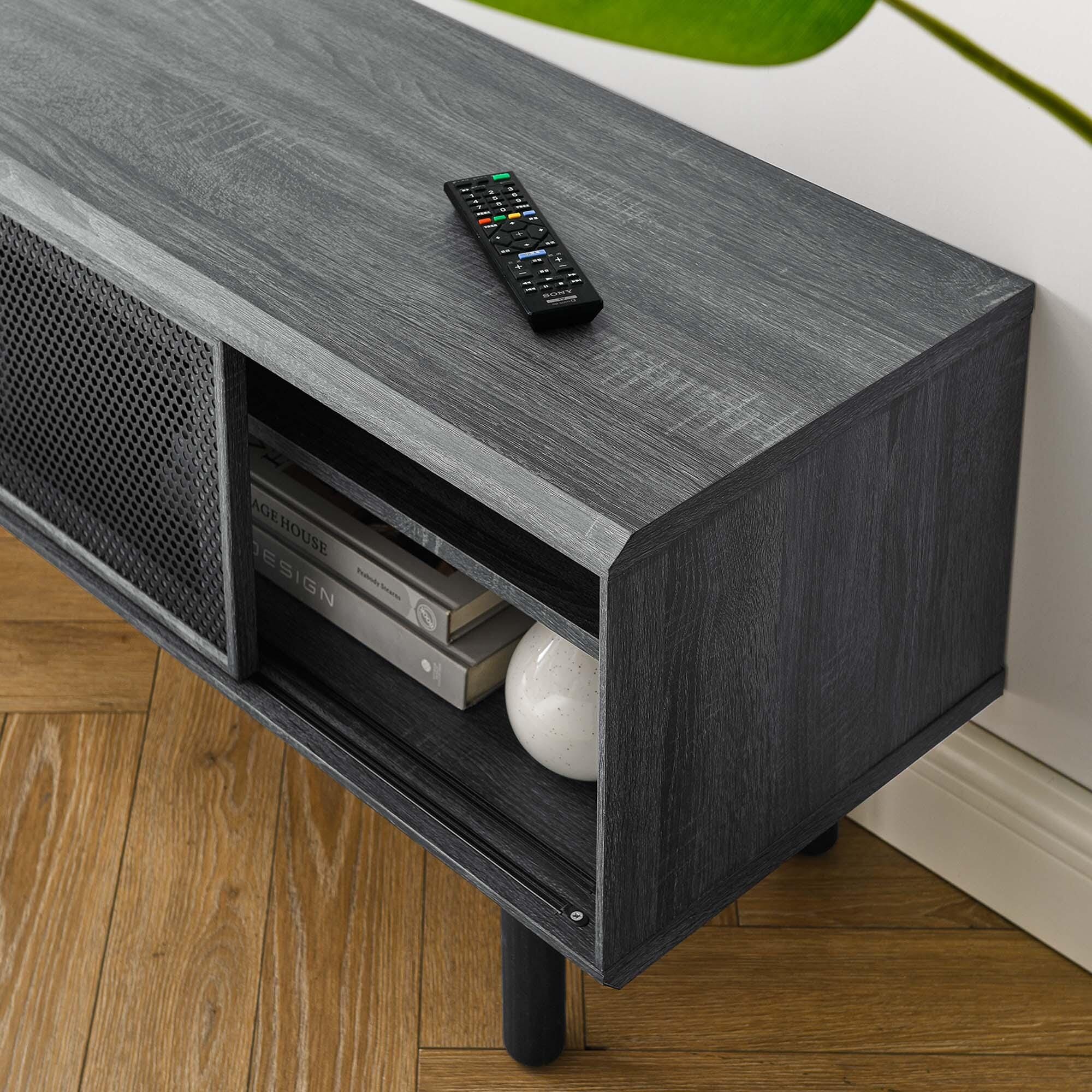 Modway Kurtis 47"  TV Stand, Charcoal, large
