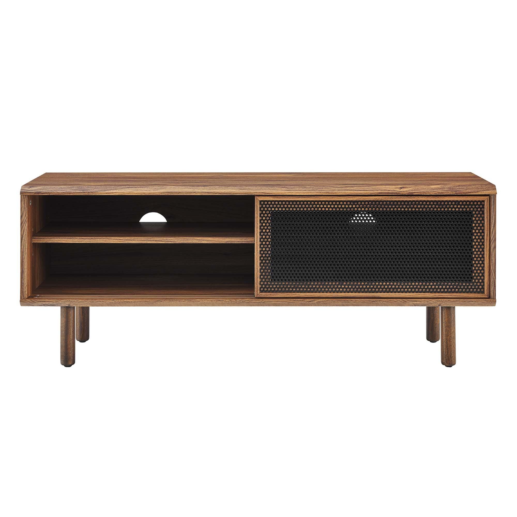 Modway Kurtis 47"  TV Stand, Walnut, large